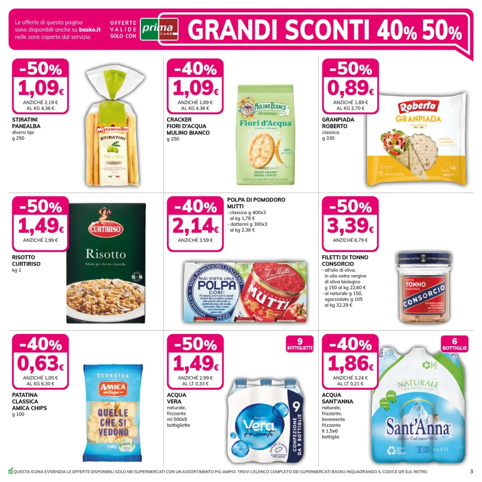 Volantino Basko Grandi Sconti 40% 50% dal 14 al 27/10/2025