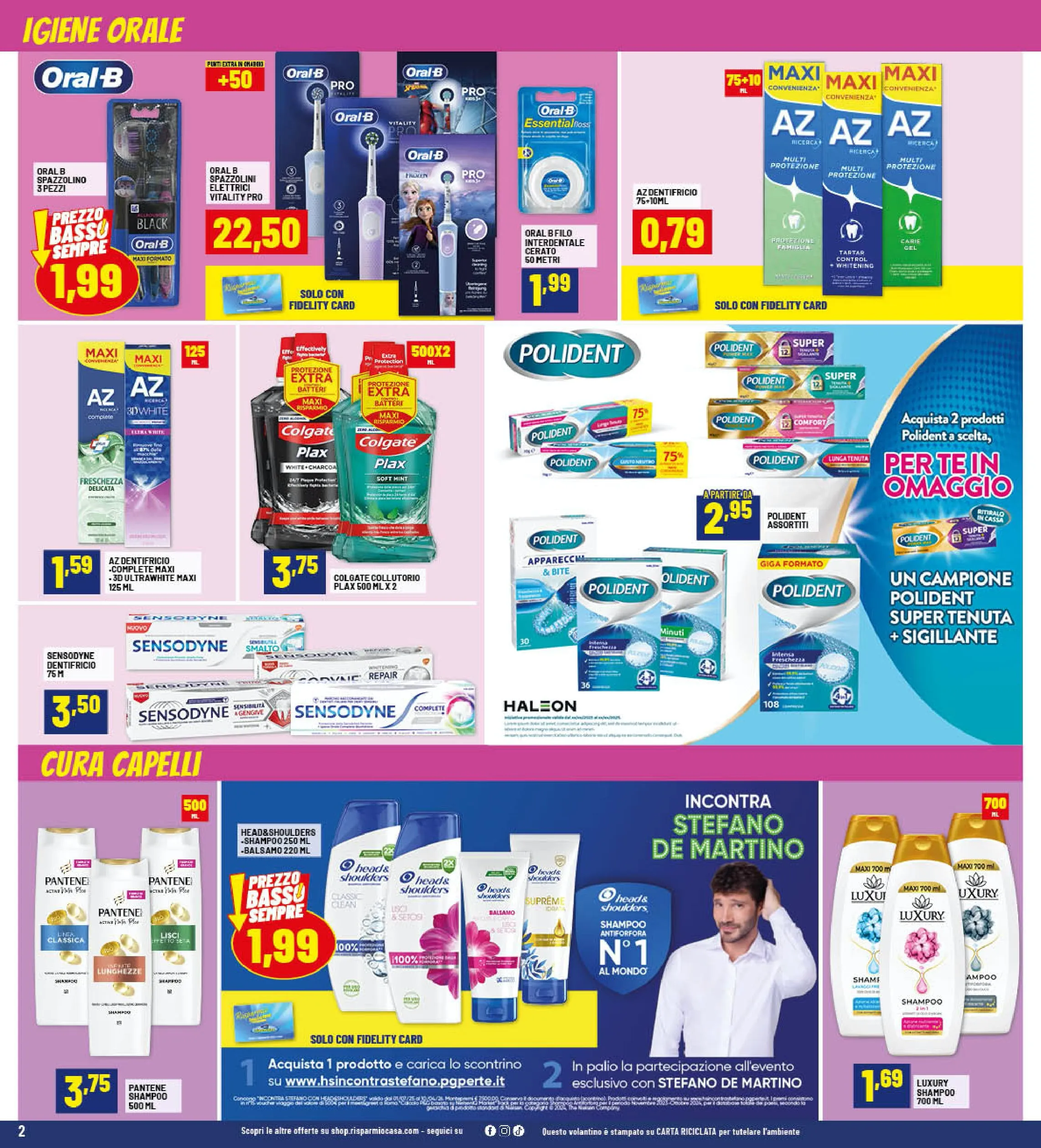 Volantino RisparmioCasa Prezzi Bassi dal 23/10 all’8/11/2025