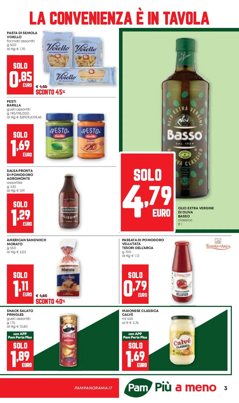 Volantino Pam Convenienza d’Autunno dal 23/10 al 5/11/2025
