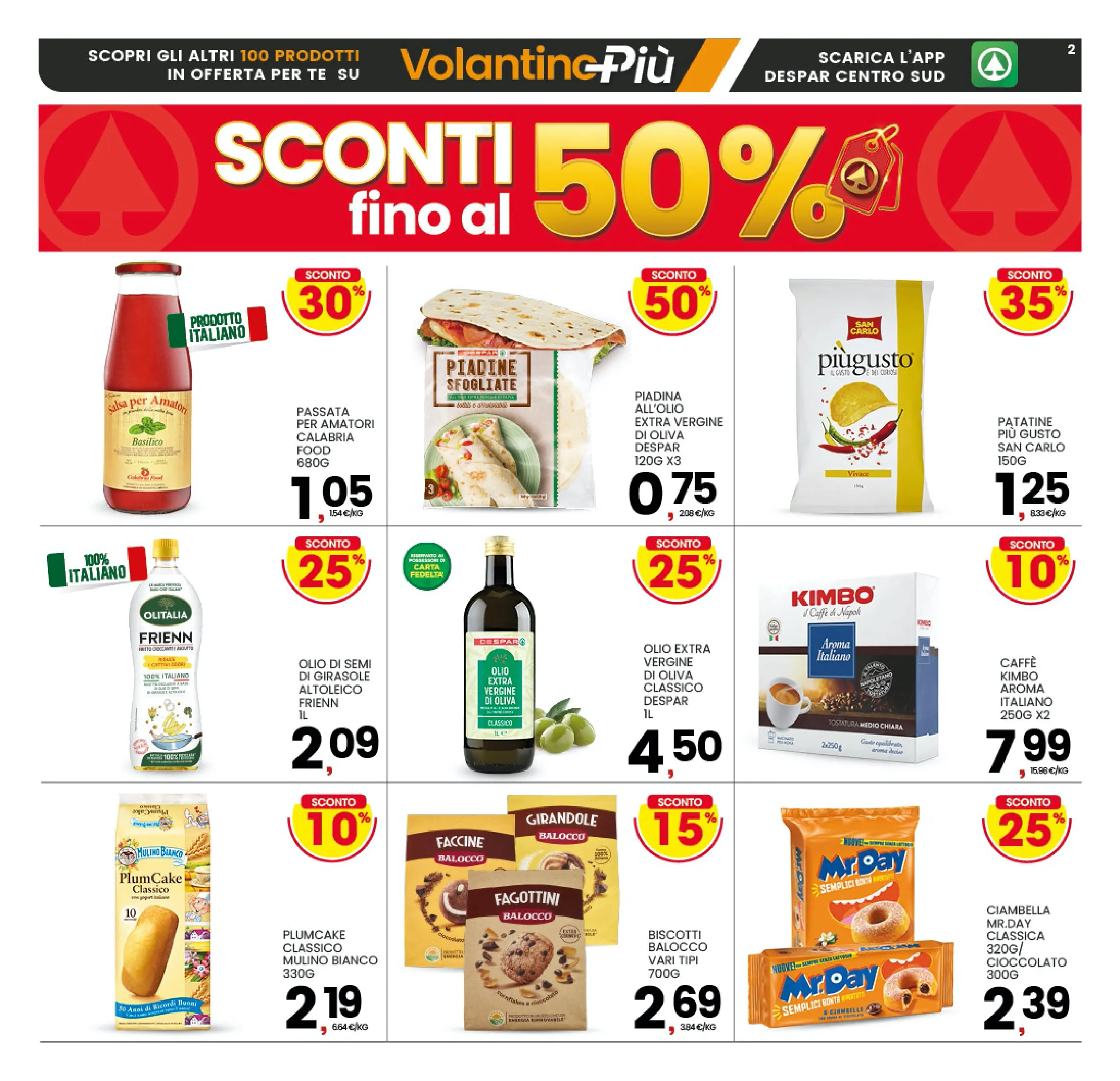 Volantino Interspar Sconti fino al 50% valido dal 23/10 al 2/11/2025