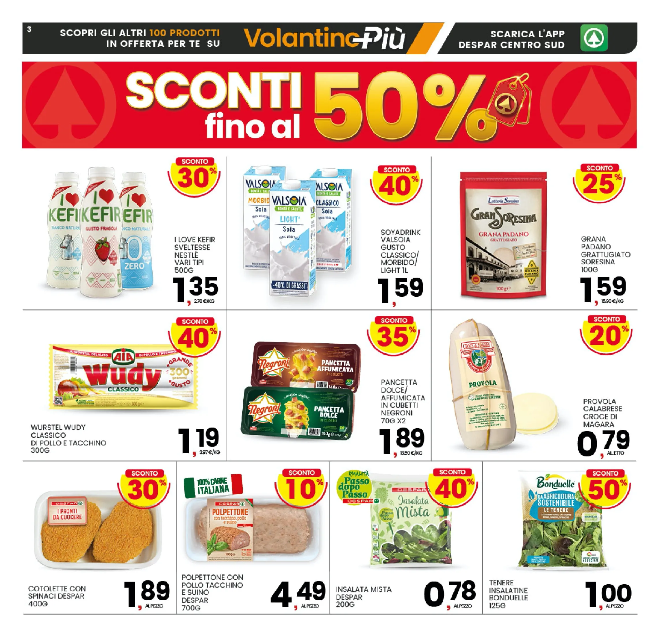 Volantino Interspar Sconti fino al 50% valido dal 23/10 al 2/11/2025