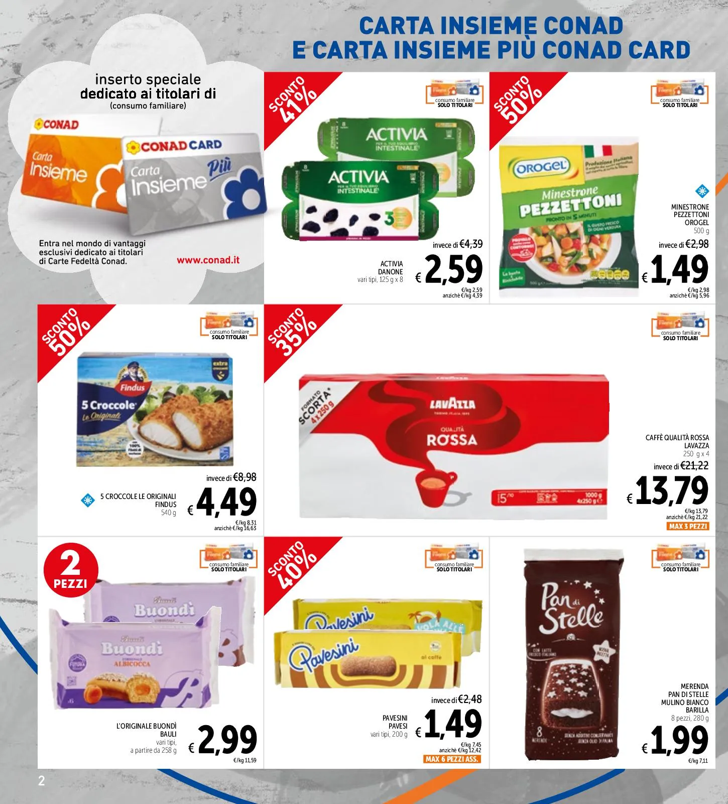 Volantino Spazio Conad Super Formati dal 28/10 al 10/11/2025