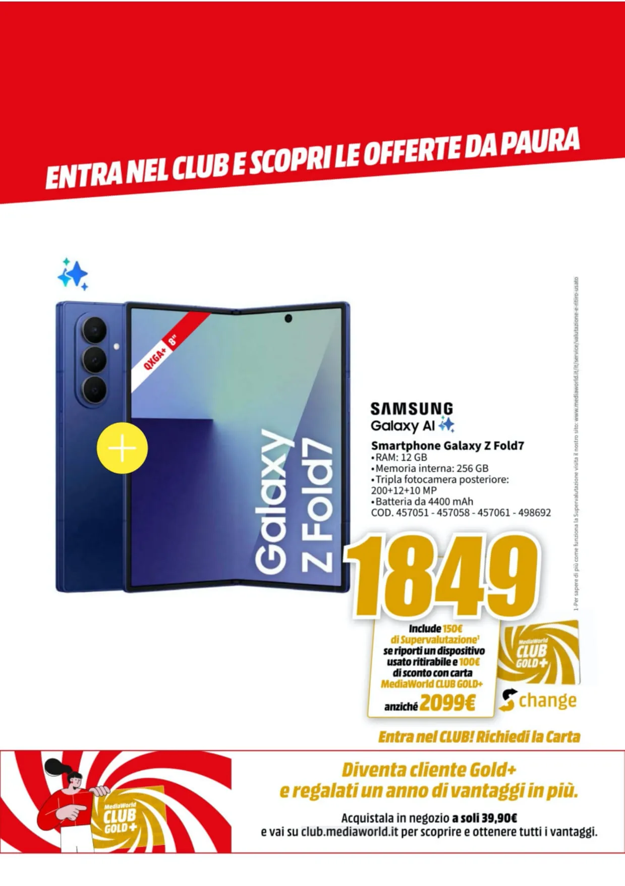 Volantino MediaWorld Halloween Days dal 27 al 31/10/2025