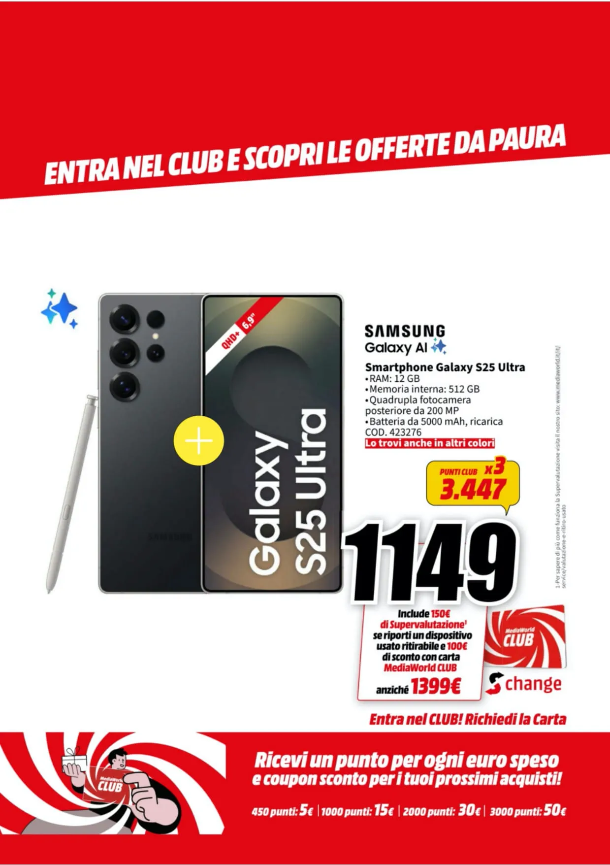Volantino MediaWorld Halloween Days dal 27 al 31/10/2025