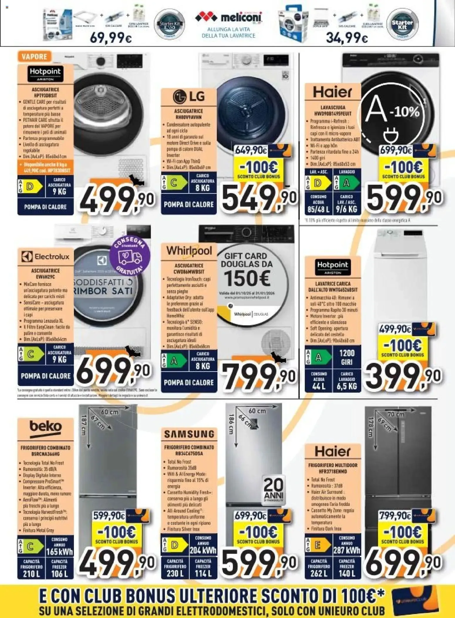 Volantino Unieuro Halloween Days dal 27/10 al 3/11/2025