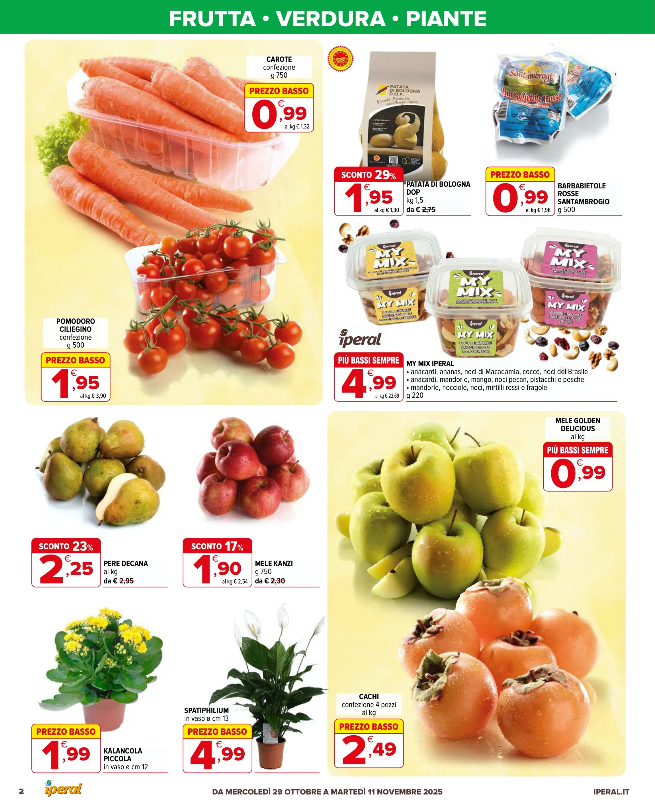 Volantino Iperal Sconti 40% dal 29/10 all’1/11/2025