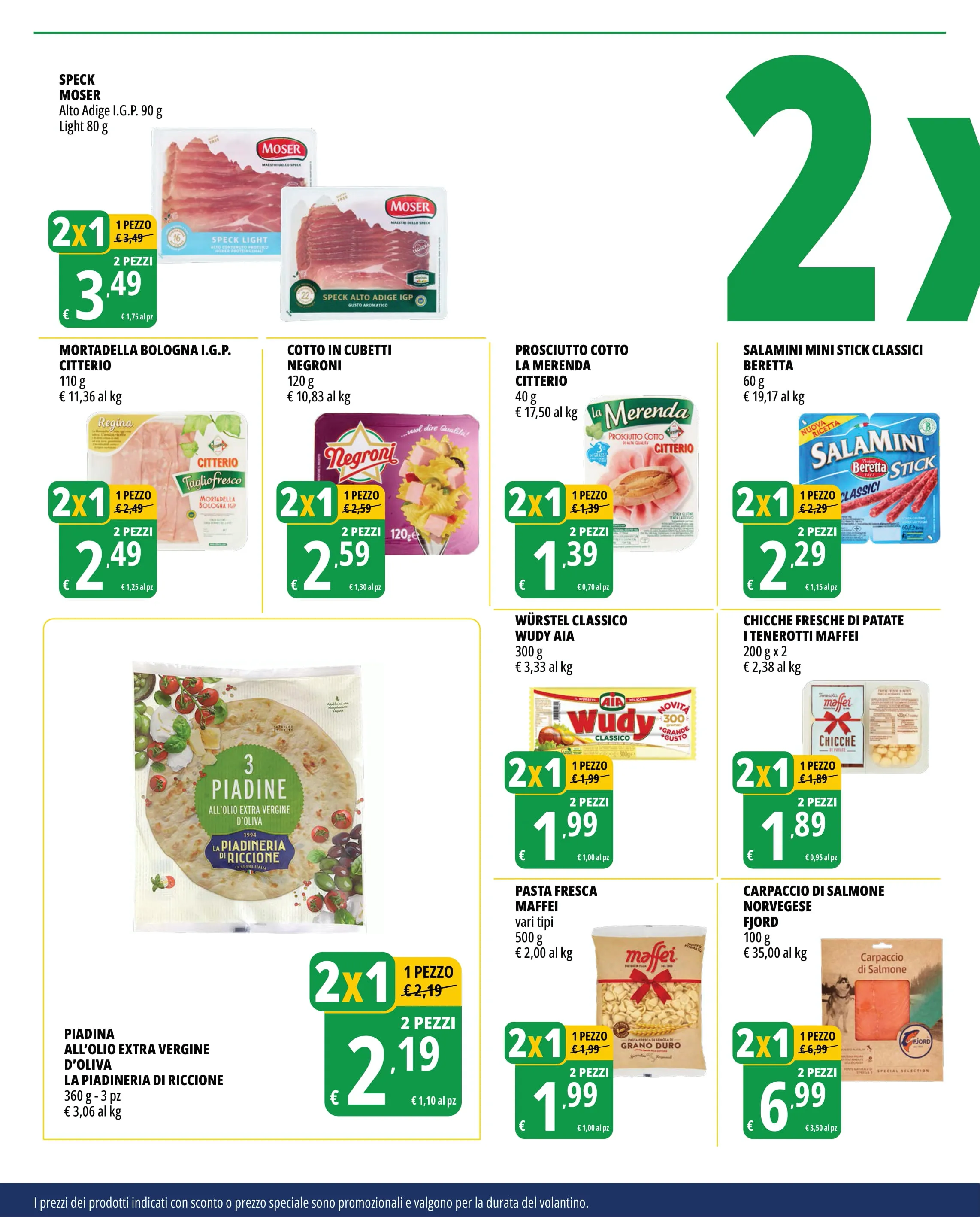 Volantino Tigros Offerte 2×1 dal 29/10 all’11/11/2025