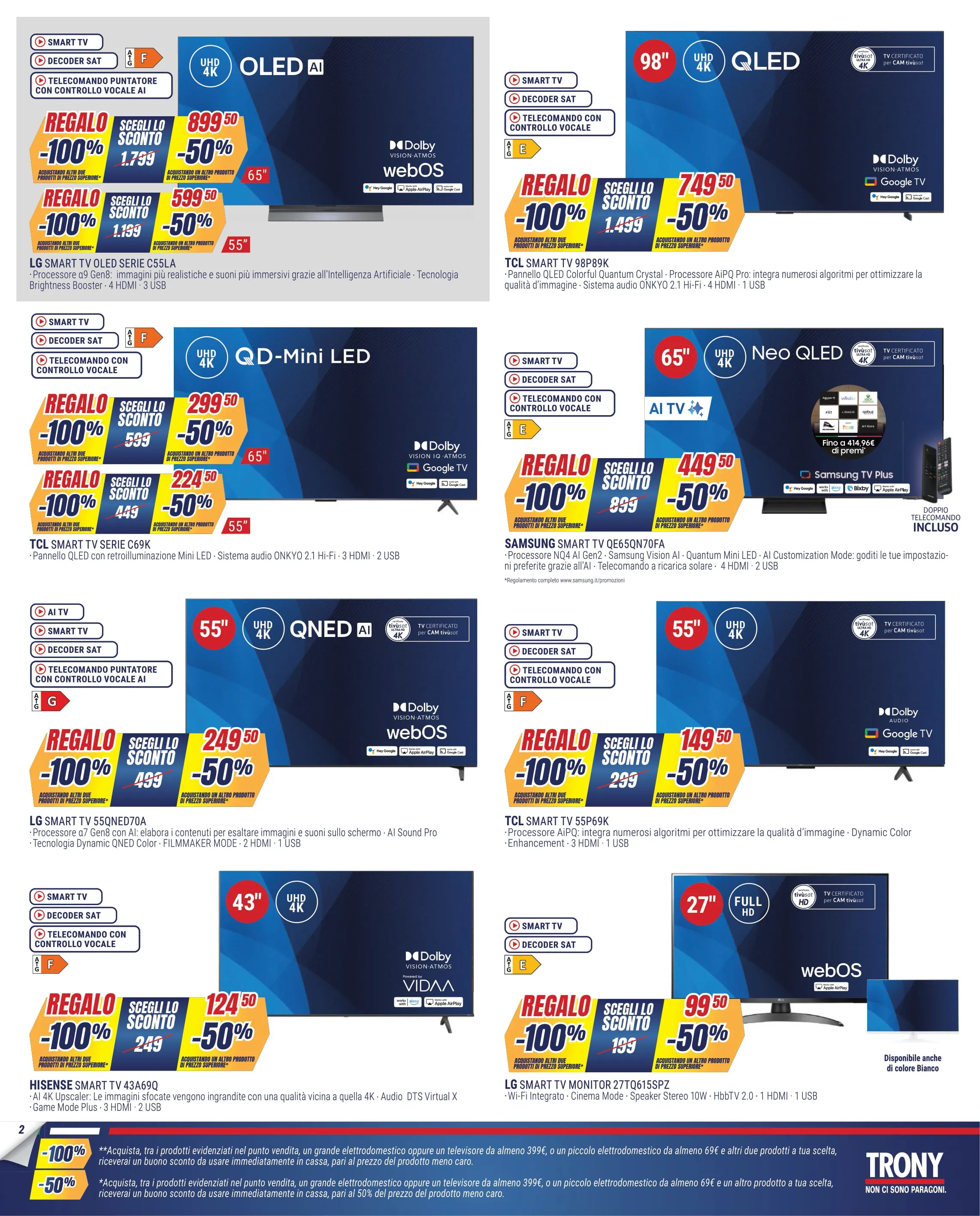 Volantino Trony Prendi 3 Paghi 2 dal 30/10 al 24/11/2025