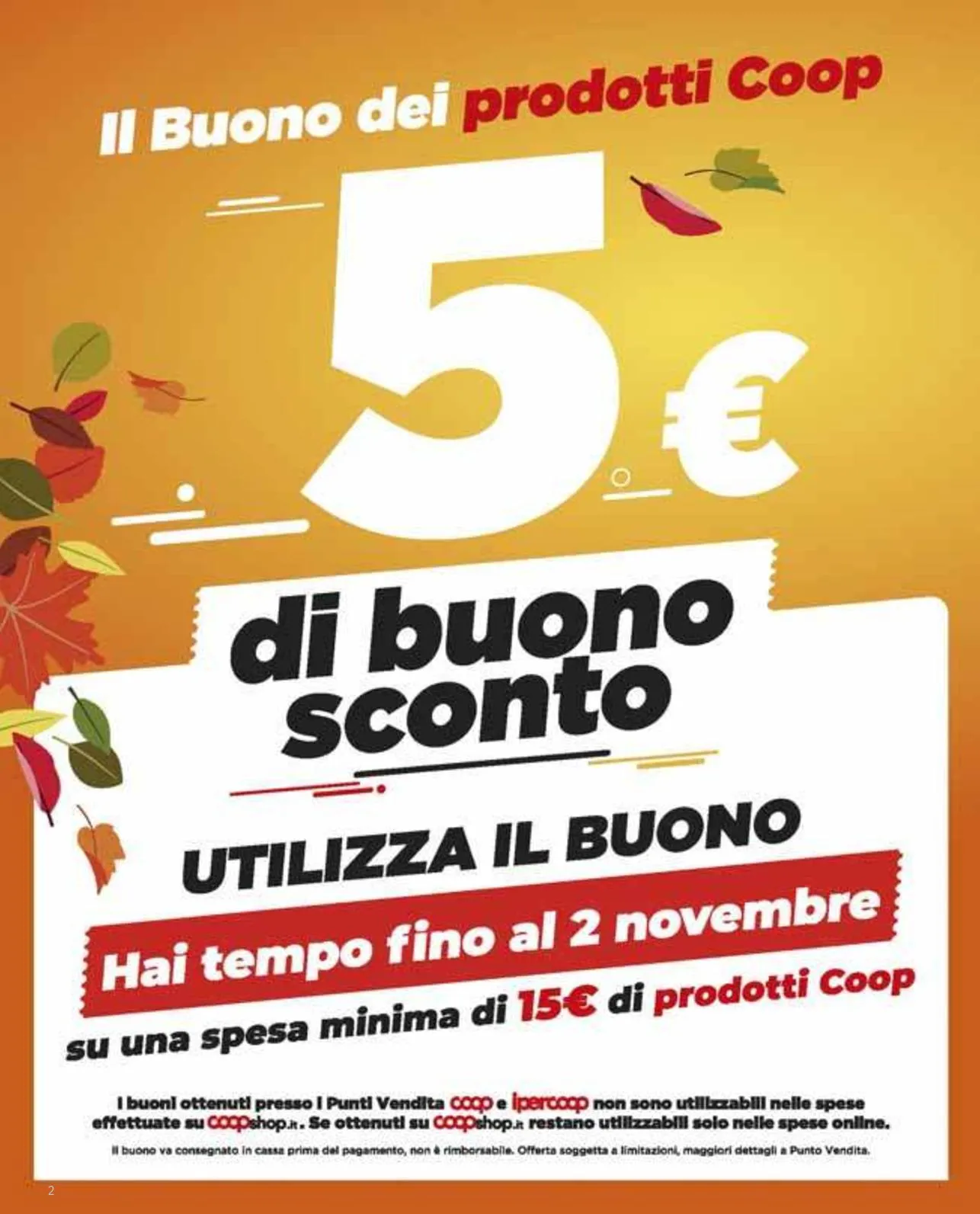 Volantino Coop Offerte Top dal 30/10 al 12/11/2025