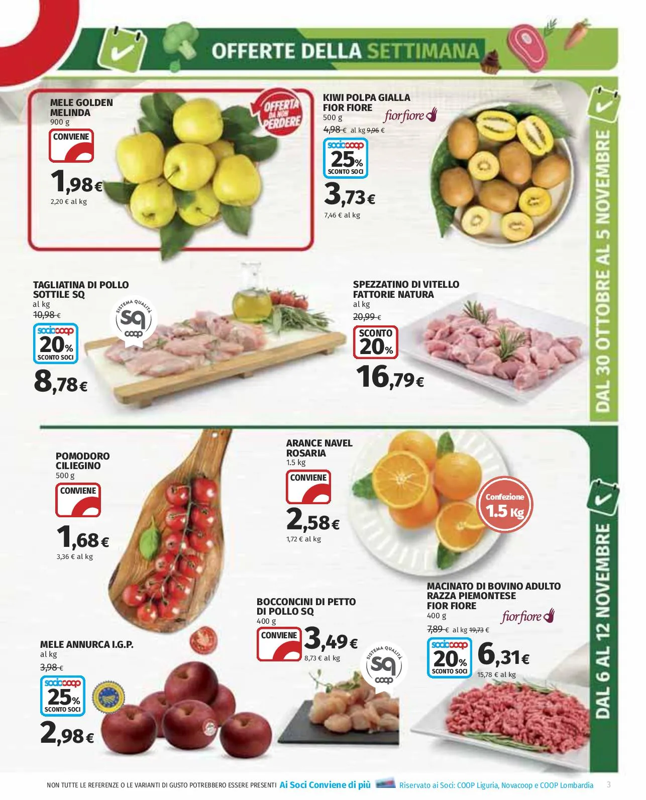 Volantino Coop Offerte Top dal 30/10 al 12/11/2025