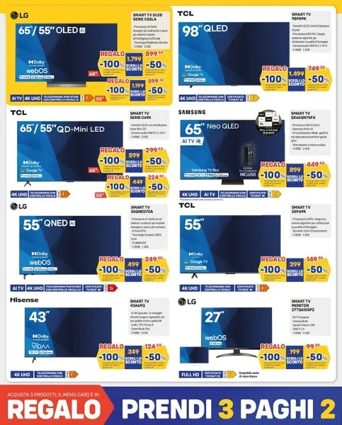 Volantino FreeShop Prendi 3 Paghi 2 dal 30/10 al 24/11/2025