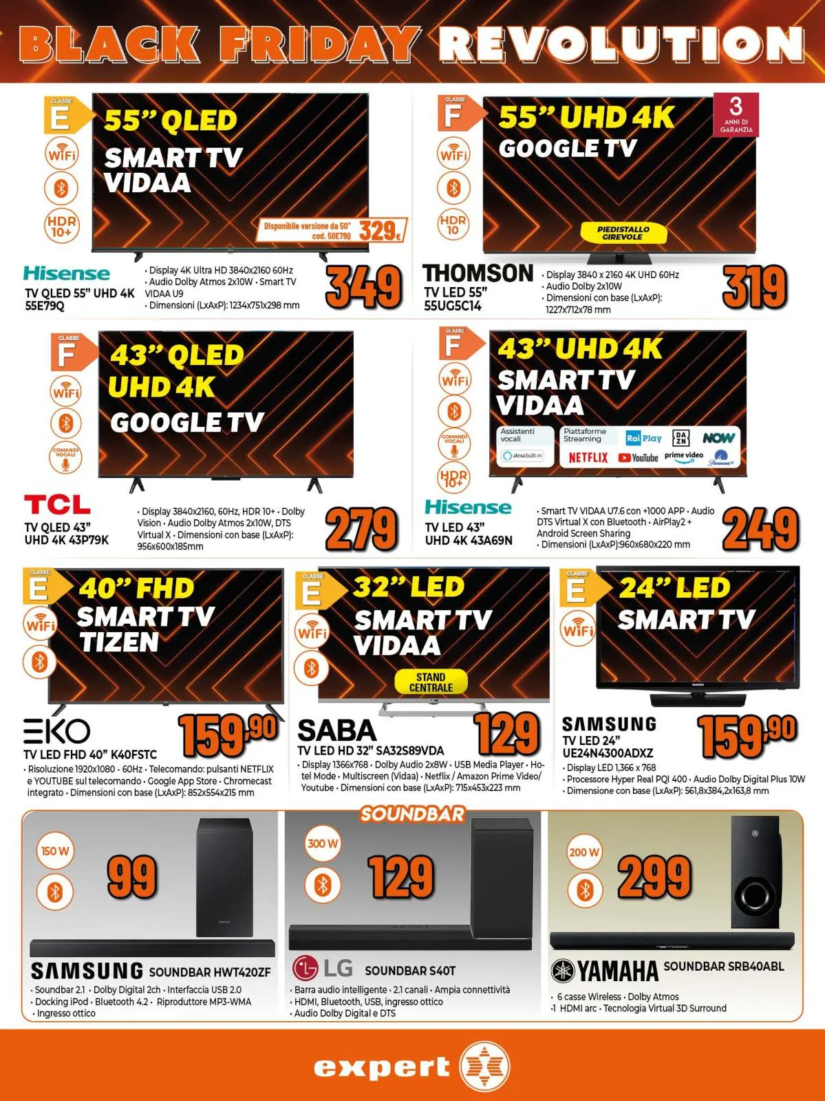 Volantino Expert Black Friday dal 30/10 al 16/11/2025