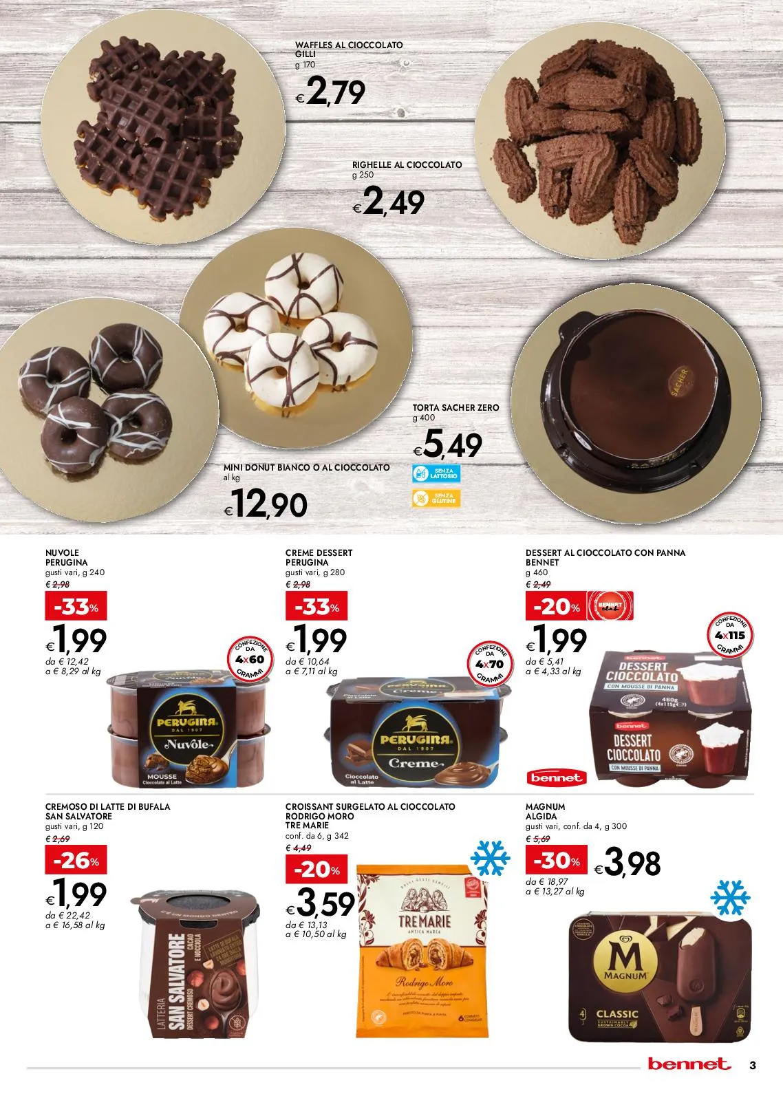 Volantino Bennet Voglia di Cioccolato dal 30/10 al 12/11/2025