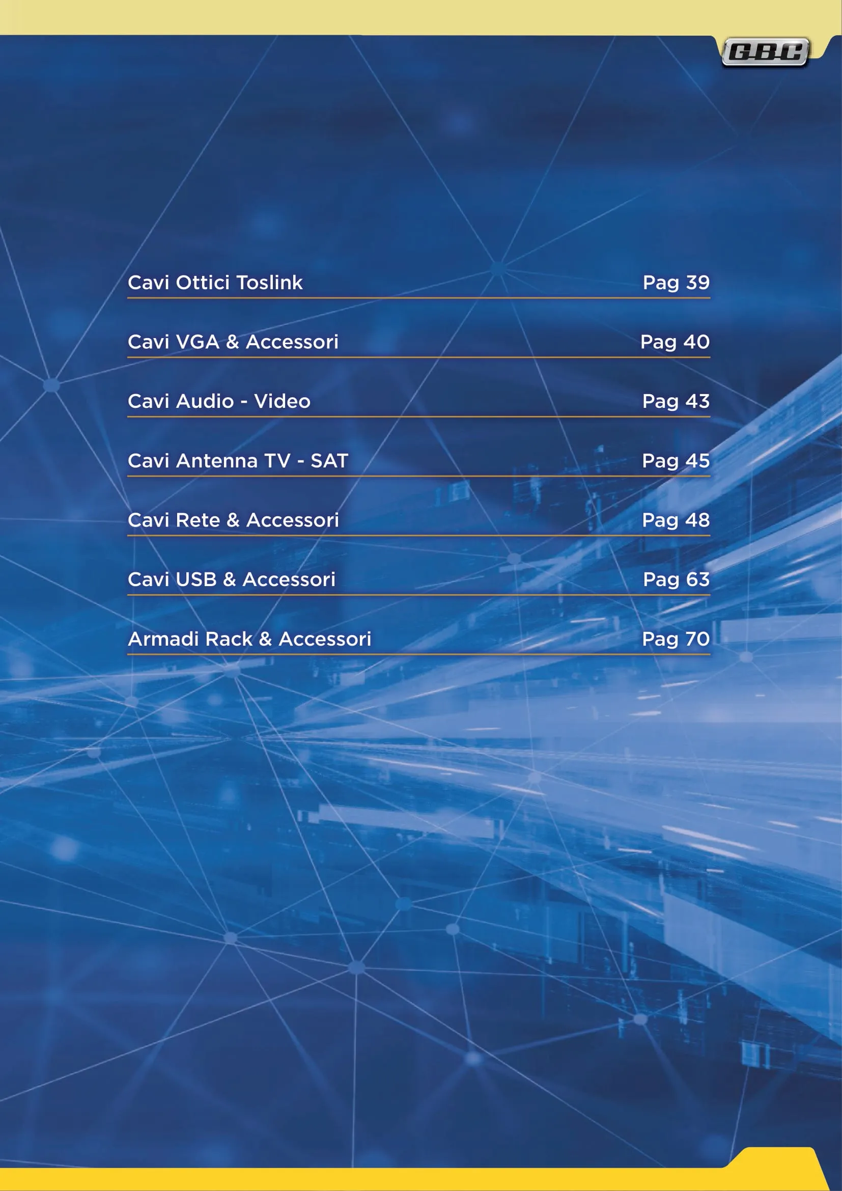 Catalogo GBC Distribuzione Audio Video HDMI 2025