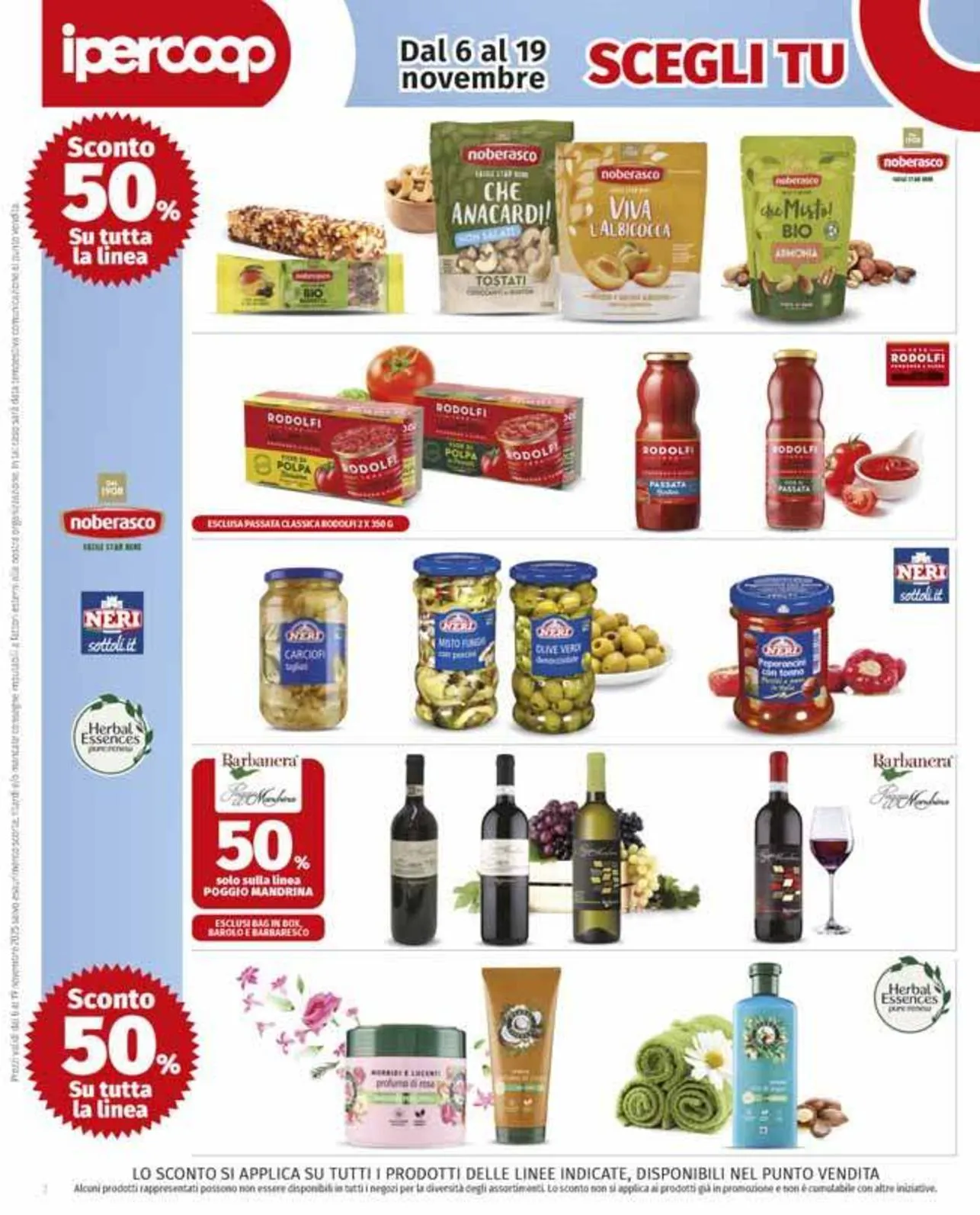Volantino Ipercoop Scegli Tu Grandi Marche dal 6 al 19/11/2025