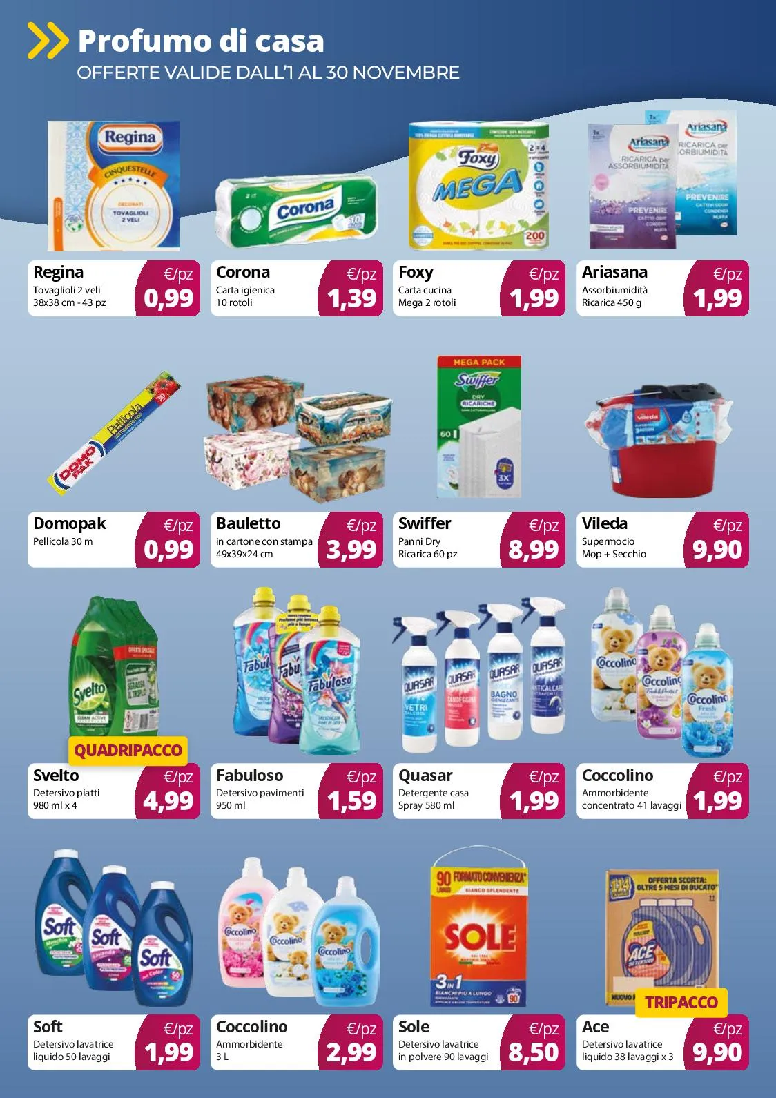 Volantino Acqua e Sapone Torna Sconto dal 1 al 22/11/2025