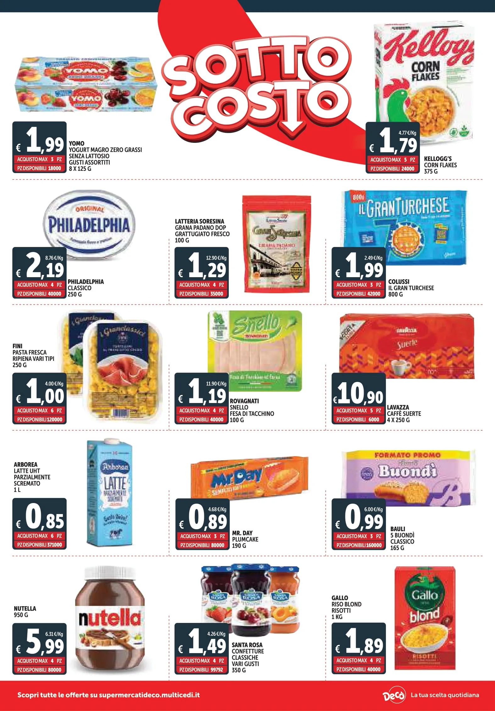 Volantino Decò Sottocosto dal 7 al 16/11/2025