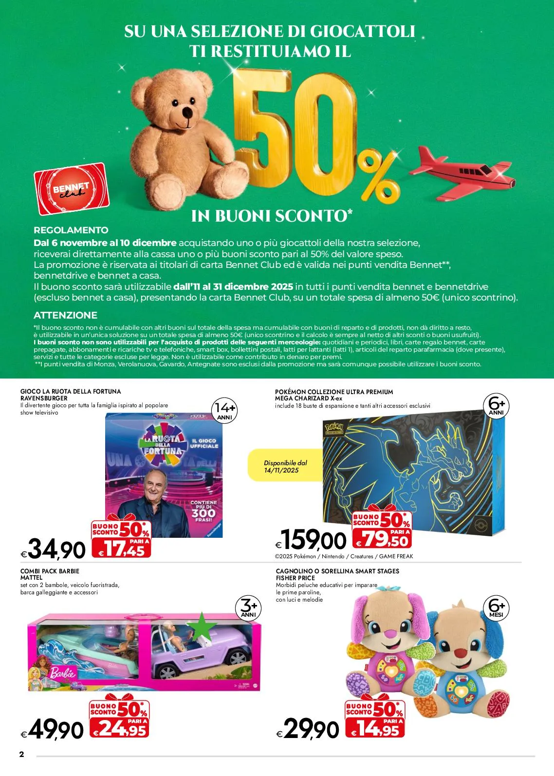 Catalogo Bennet Giocattoli Fantastici dal 6/11/2025 al 6/12/2026