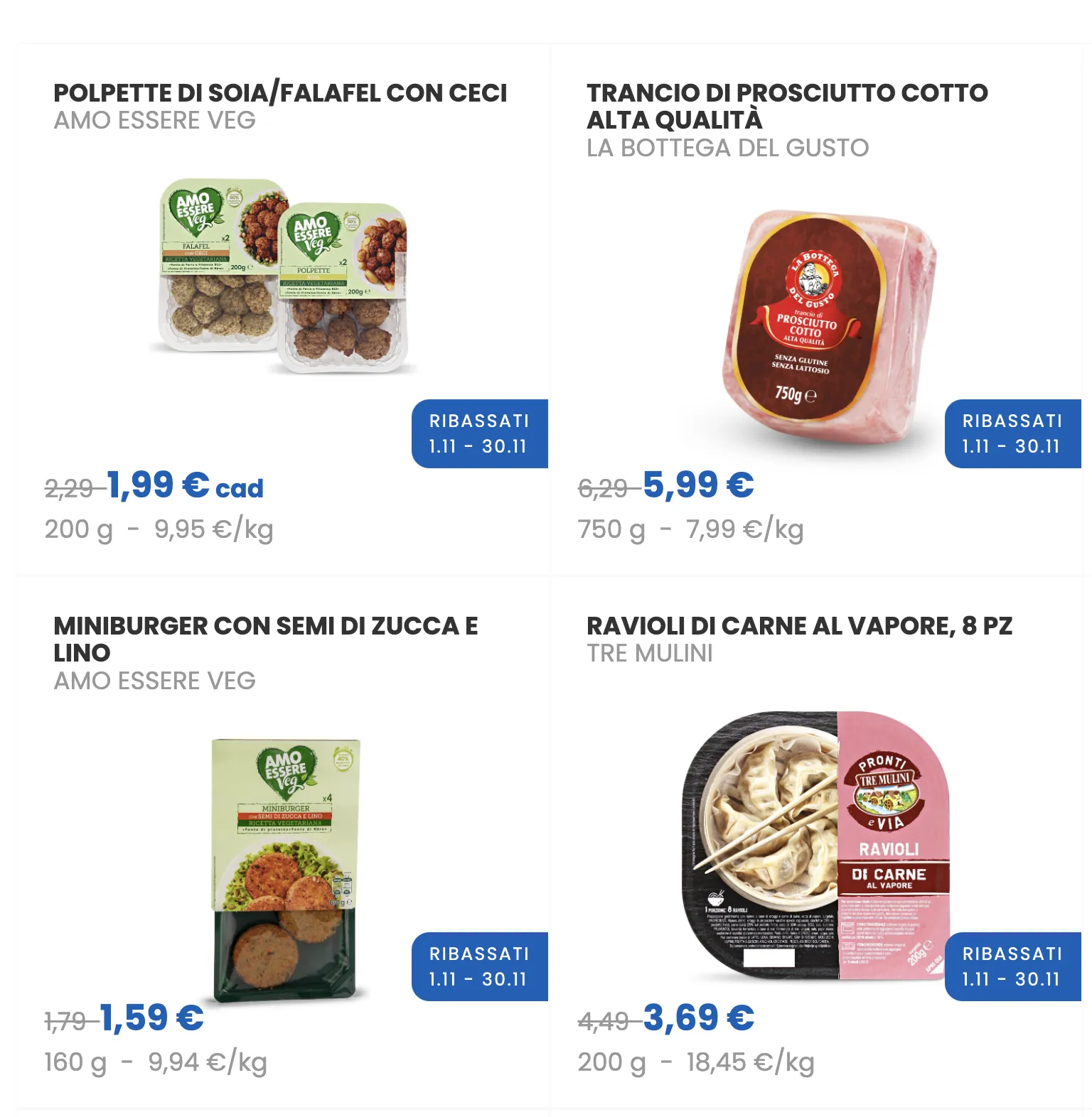 Volantino Eurospin Ribassati dal 1 al 30/11/2025