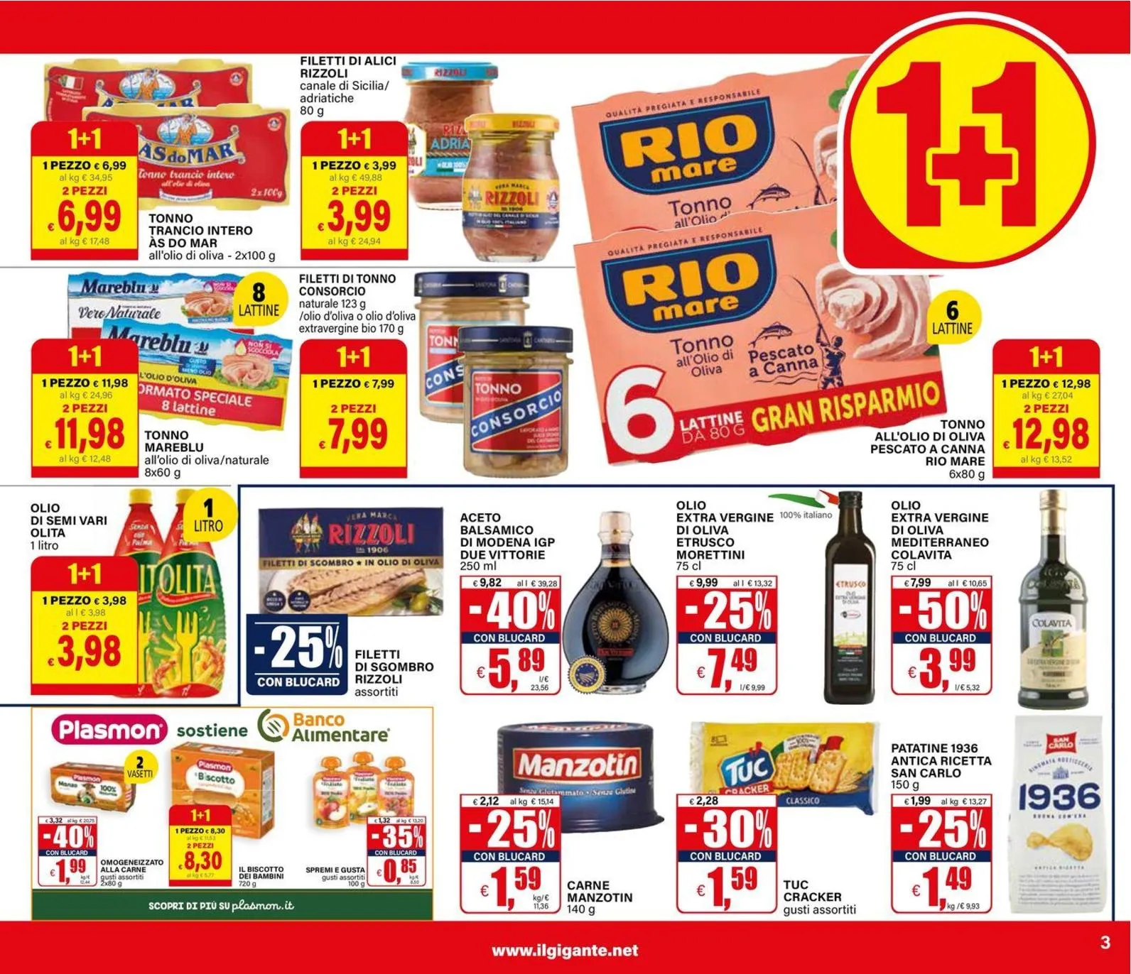 Volantino Il Gigante 1+1 Gratis dal 10 al 23/11/2025