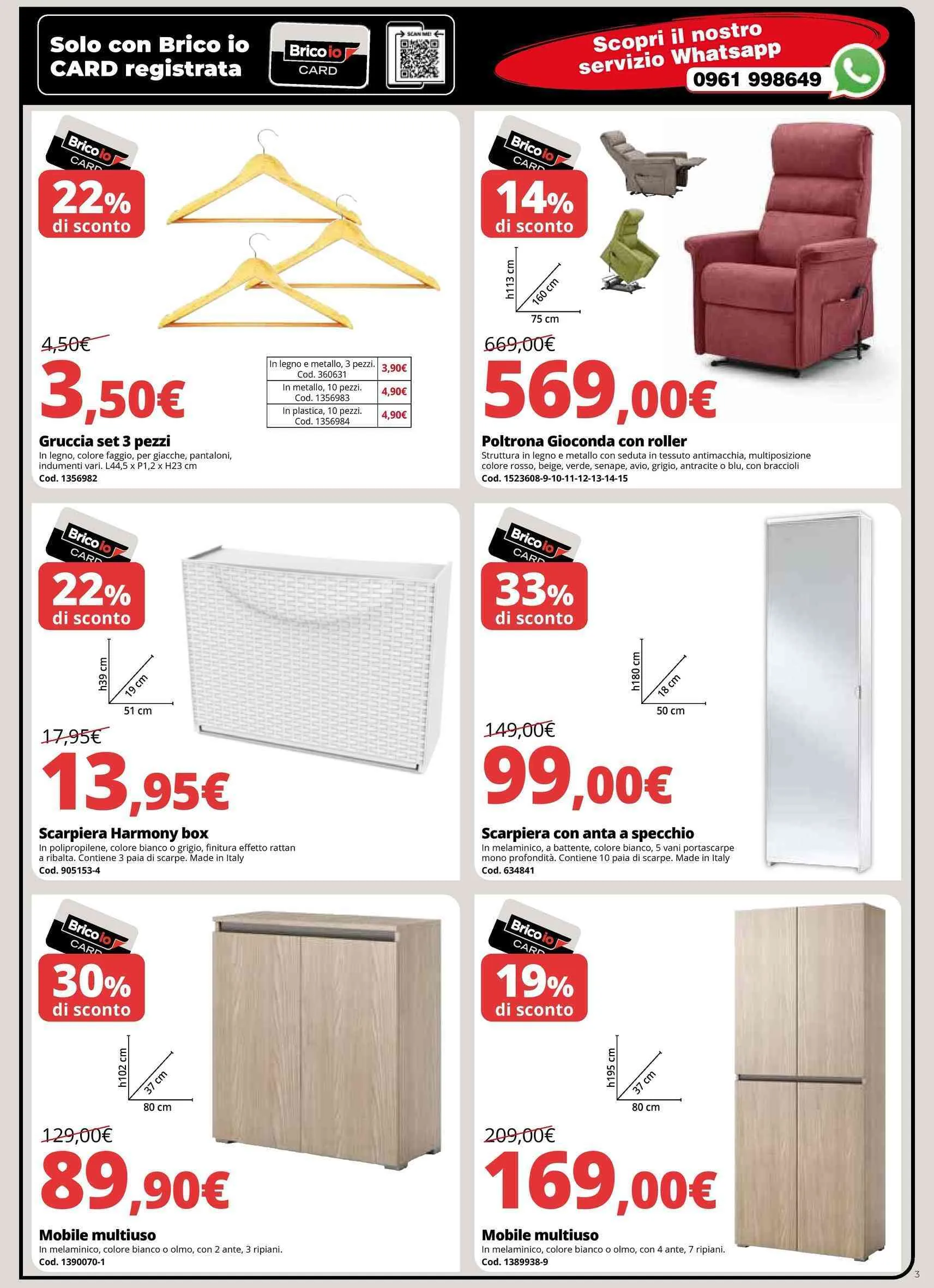 Volantino Brico Io Offerte Invernali dal 6 al 23/11/2025