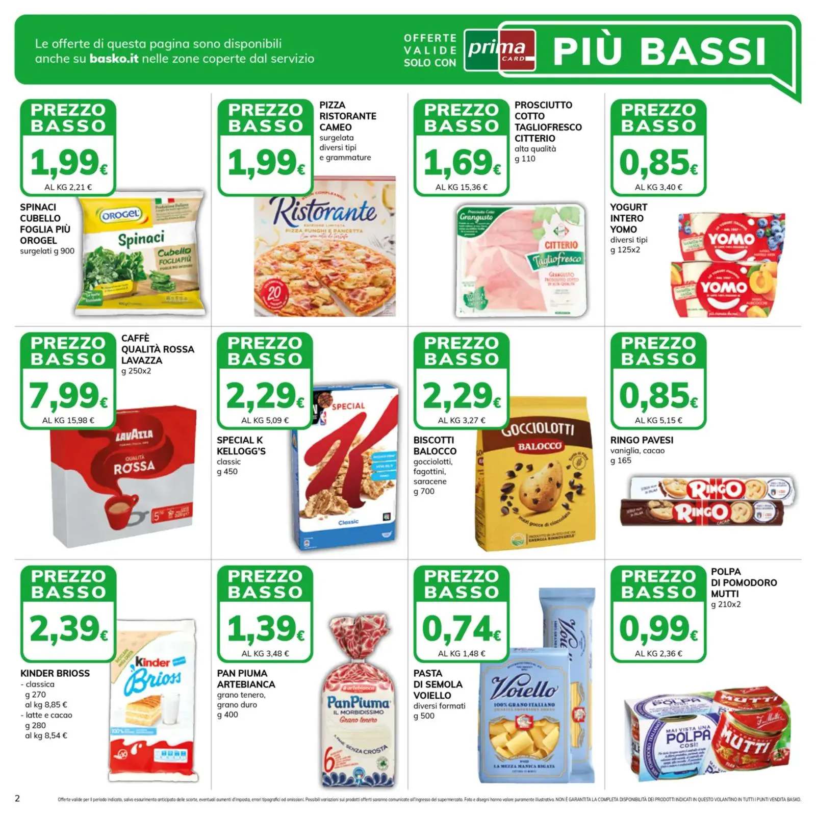 Volantino Basko Più Bassi dall’11 al 26/11/2025