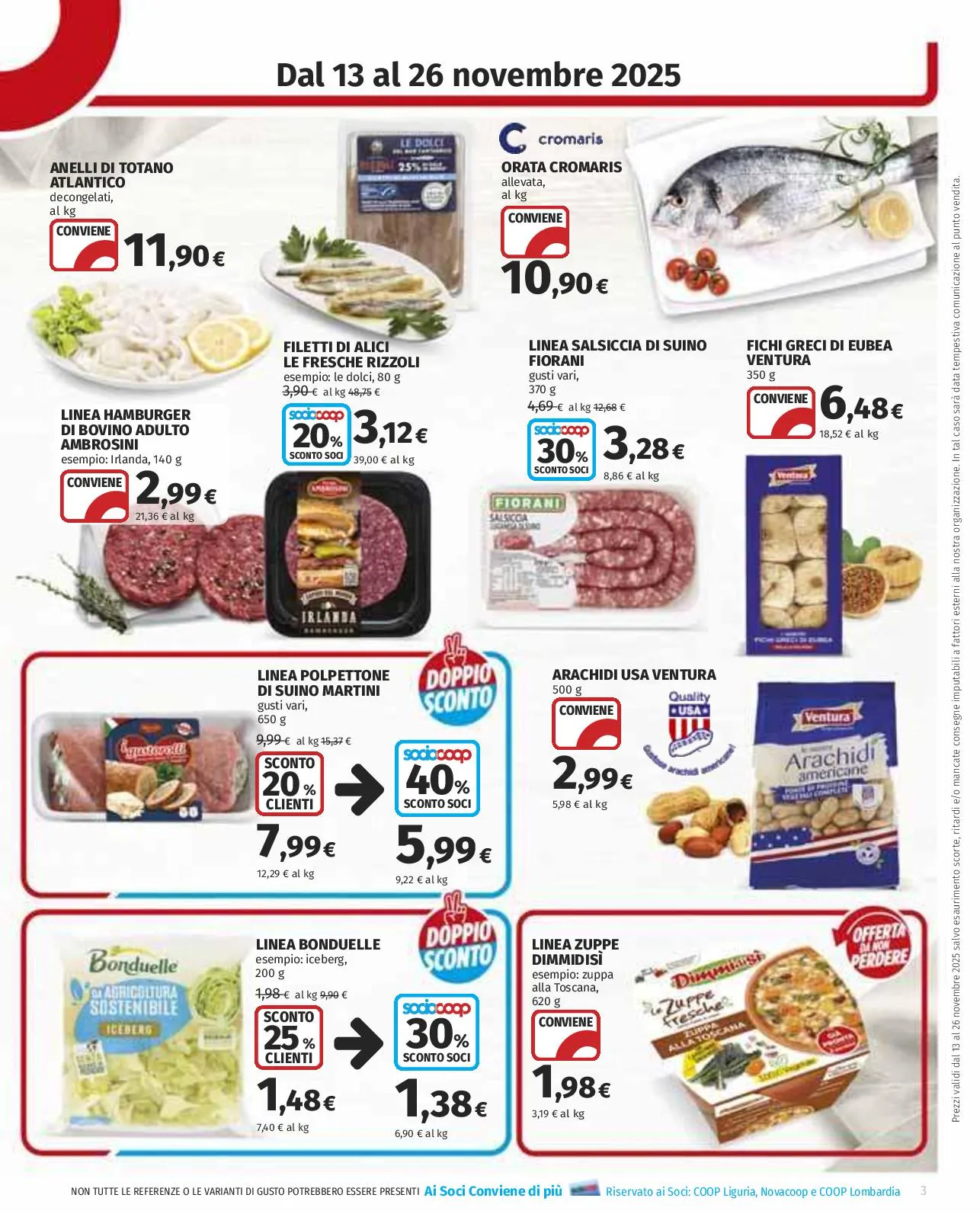 Volantino Coop RisparMio dal 13 al 26/11/2025