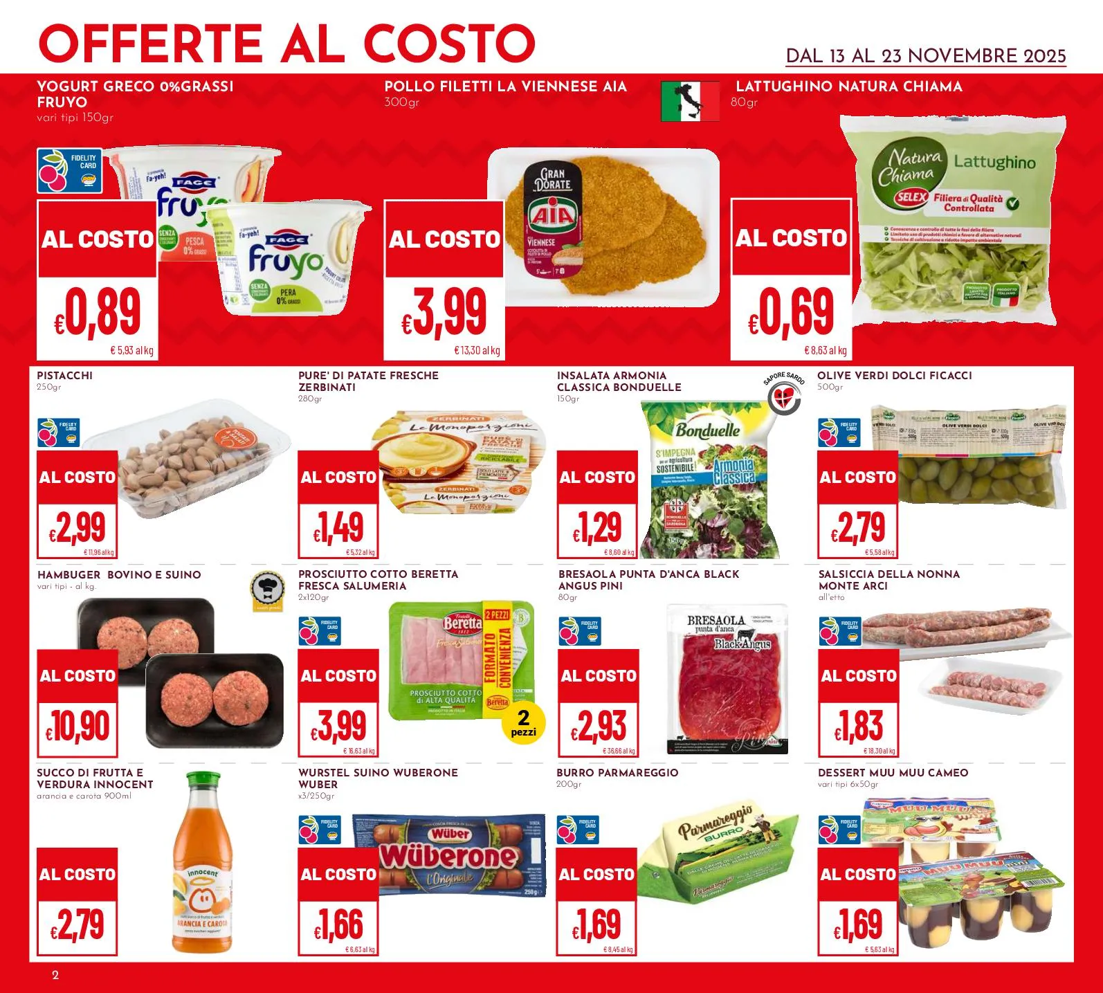 Volantino Pan/IperPan Offerte al Costo dal 13 al 23/11/2025