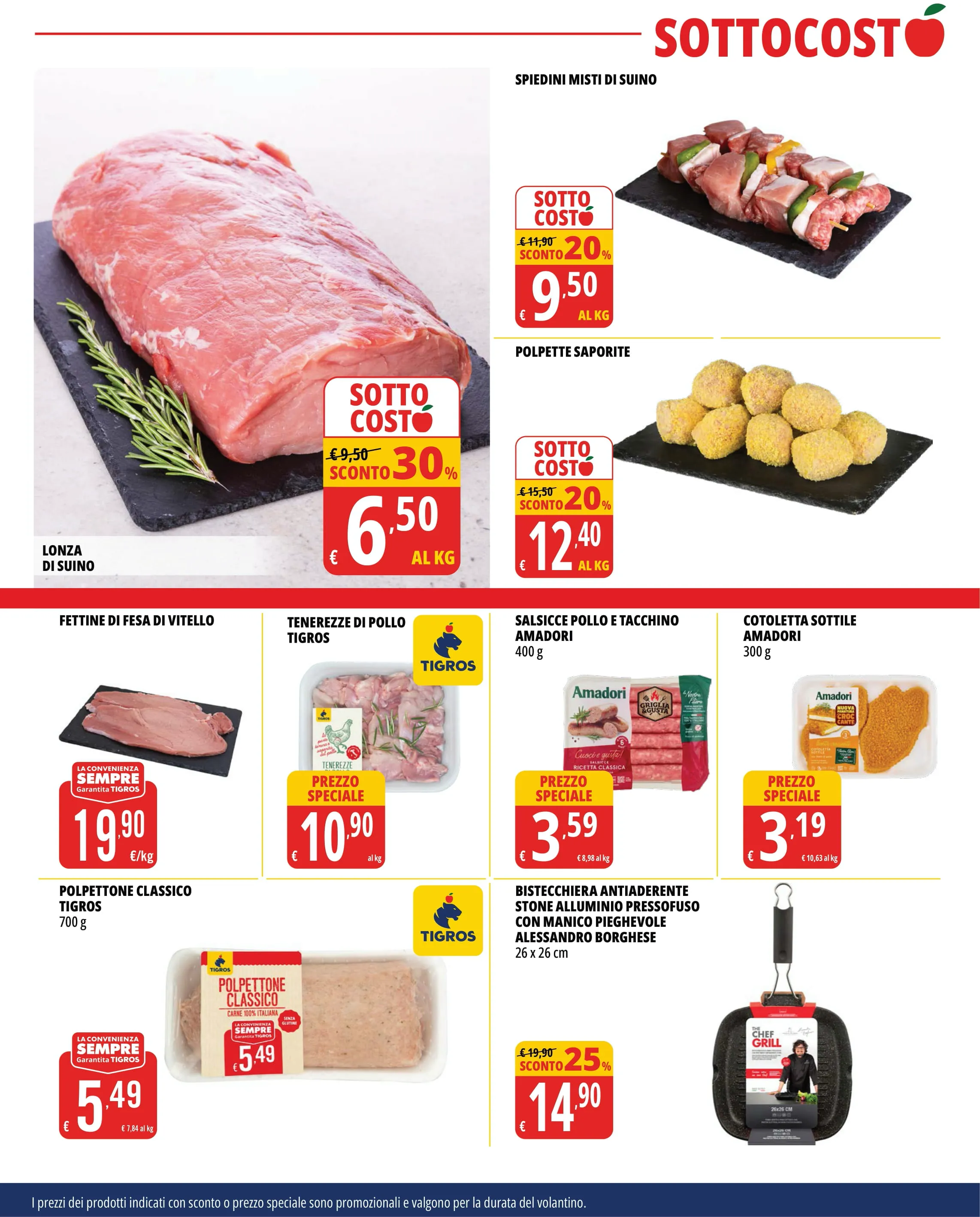 Volantino Tigros Sottocosto Freschissimi dal 12 al 25/11/2025