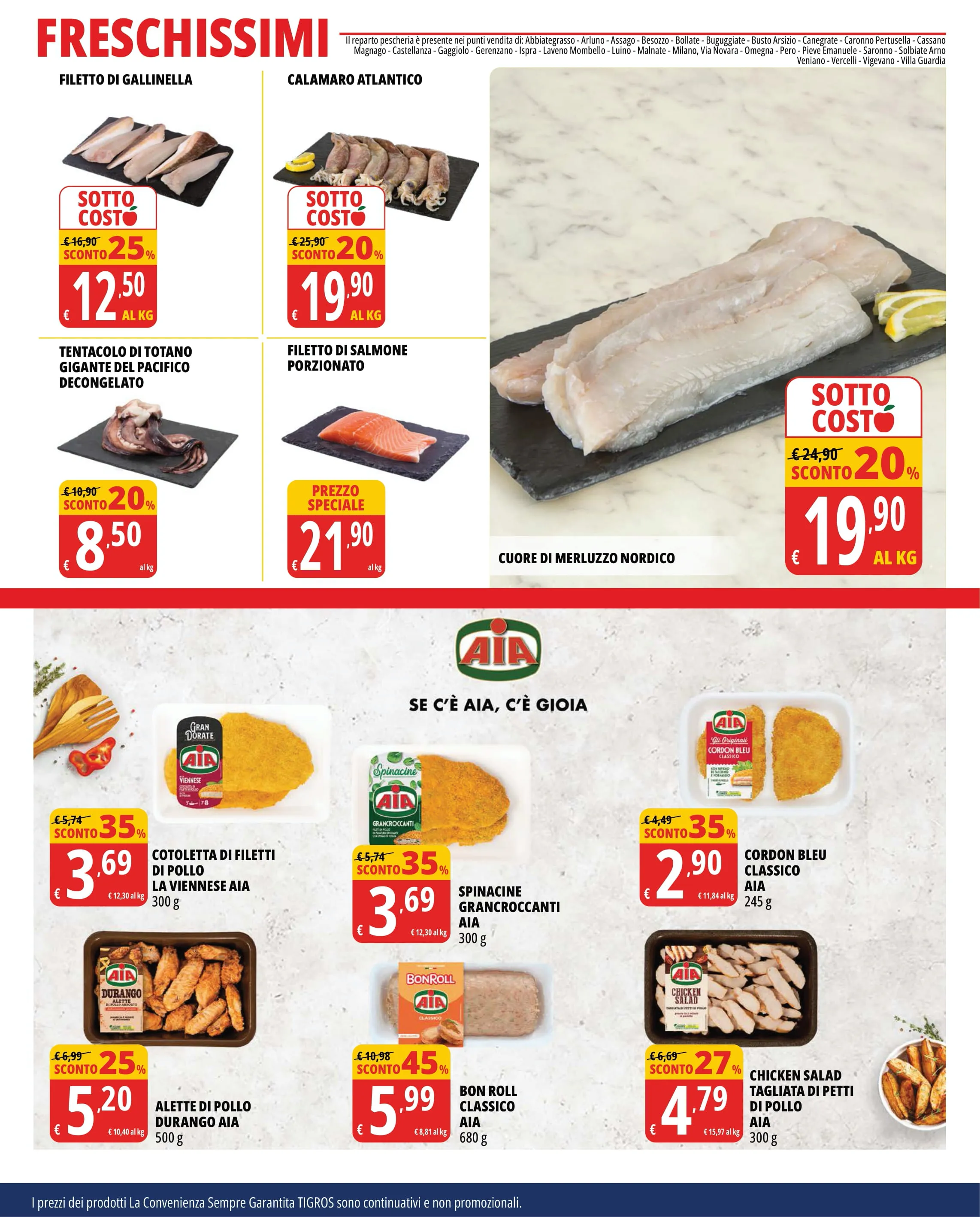 Volantino Tigros Sottocosto Freschissimi dal 12 al 25/11/2025