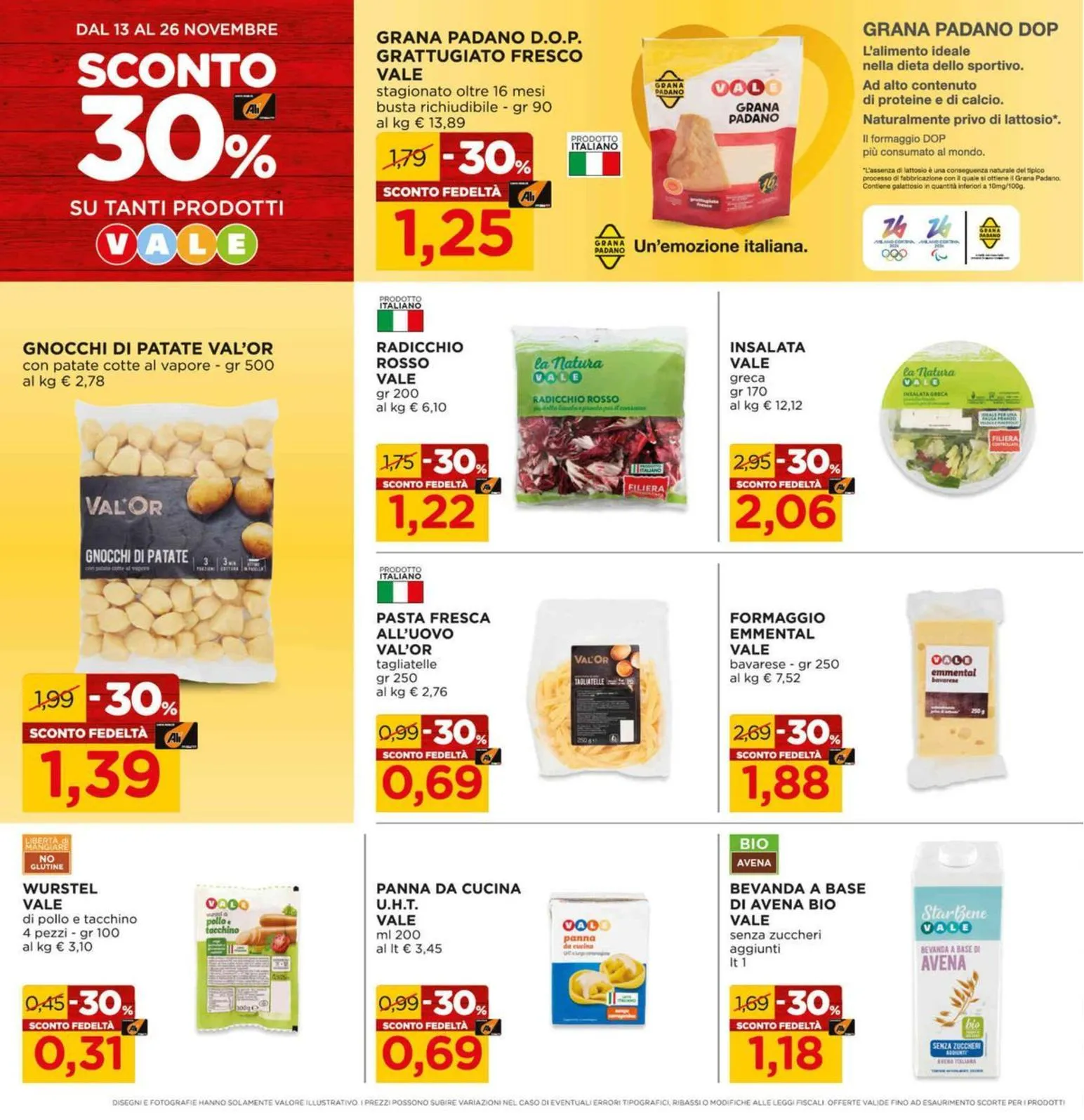Volantino Alì e Aliper Sconto 30% dal 13 al 26/11/2025