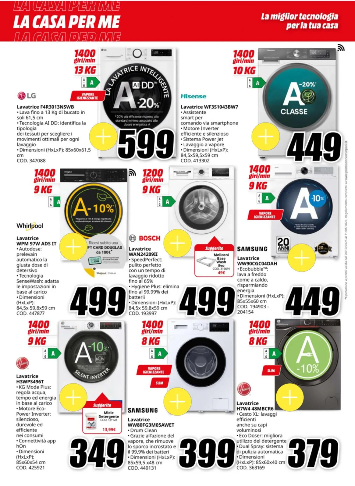 Volantino MediaWorld La Casa Per Me dal 12 al 28/11/2025