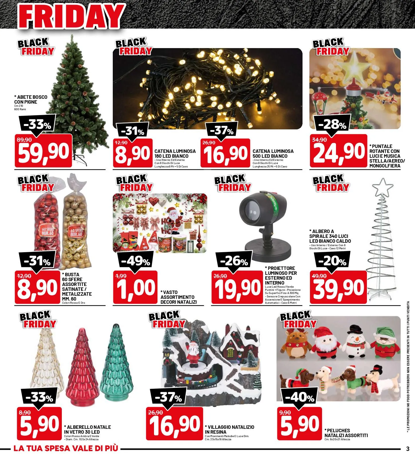 Volantino DPiù Black Friday dal 17 al 30/11/2025