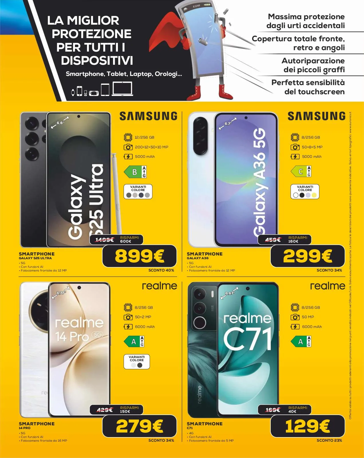 Volantino Euronics Continua Black Friday dal 13/11 al 1/12/2025