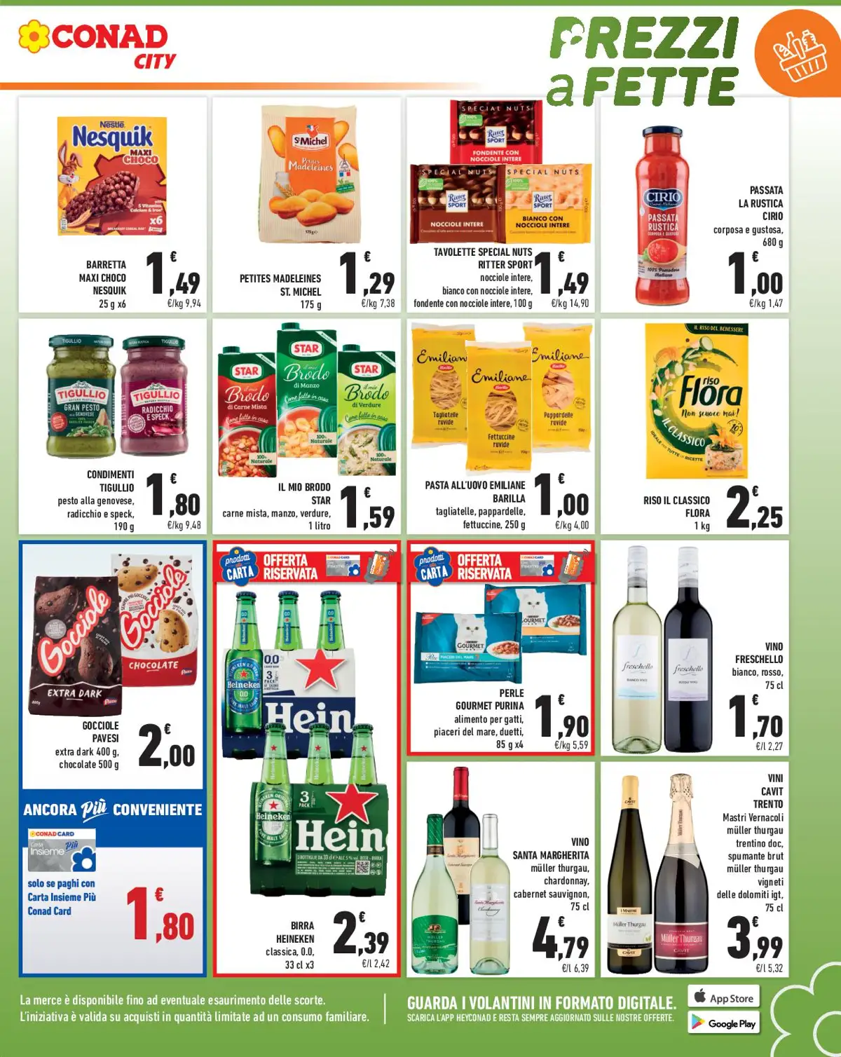Volantino Conad City Prezzi a Fette dal 28/11 al 4/12/2025
