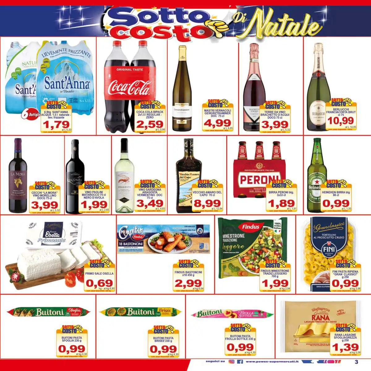 Volantino Pewex Sottocosto di Natale dal 6 al 15/12/2025