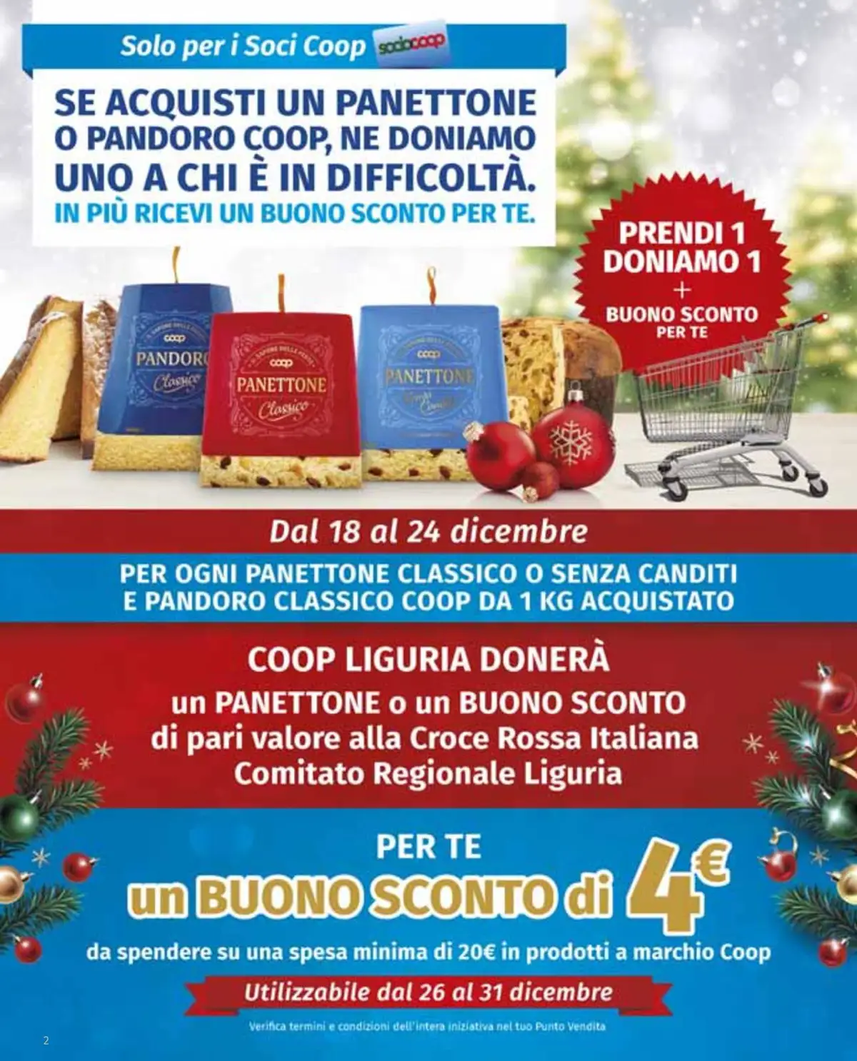 Volantino Coop Il Natale dal 18 al 31/12/2025