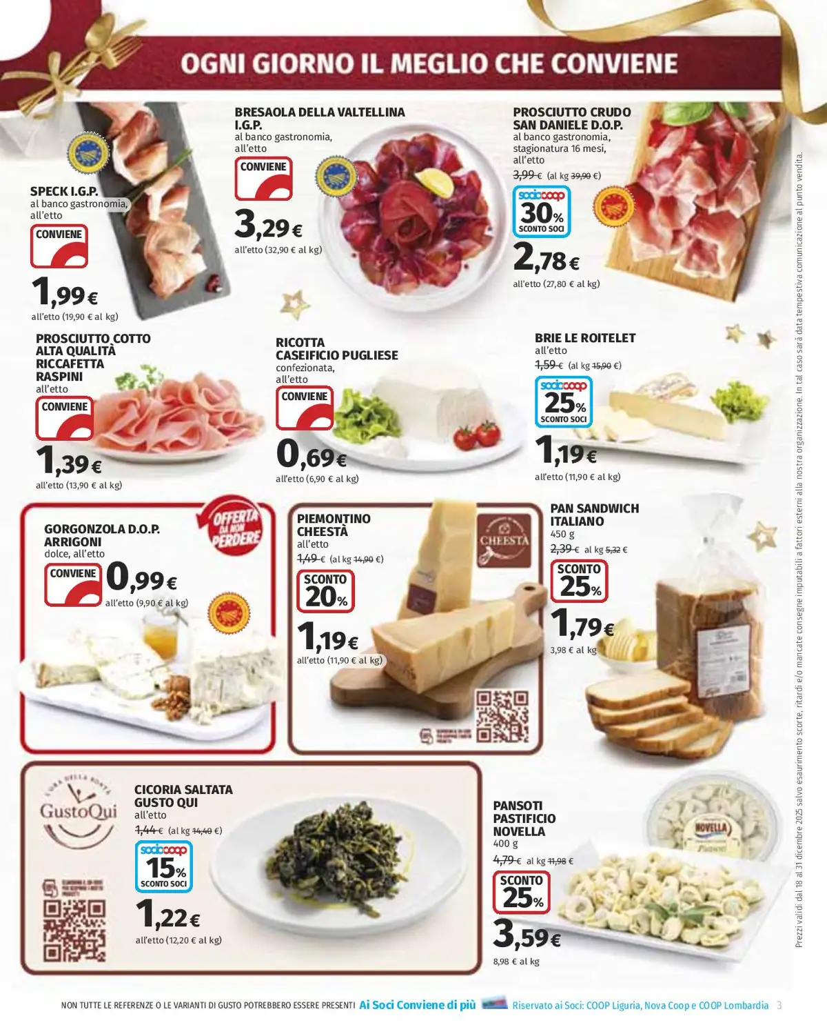 Volantino Coop Il Natale dal 18 al 31/12/2025