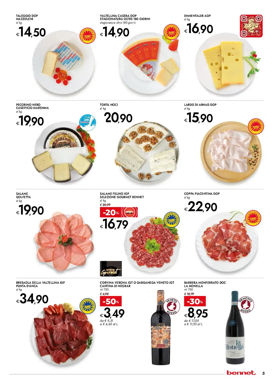Volantino Bennet Il Menù Delle Feste dal 18 al 31/12/2025