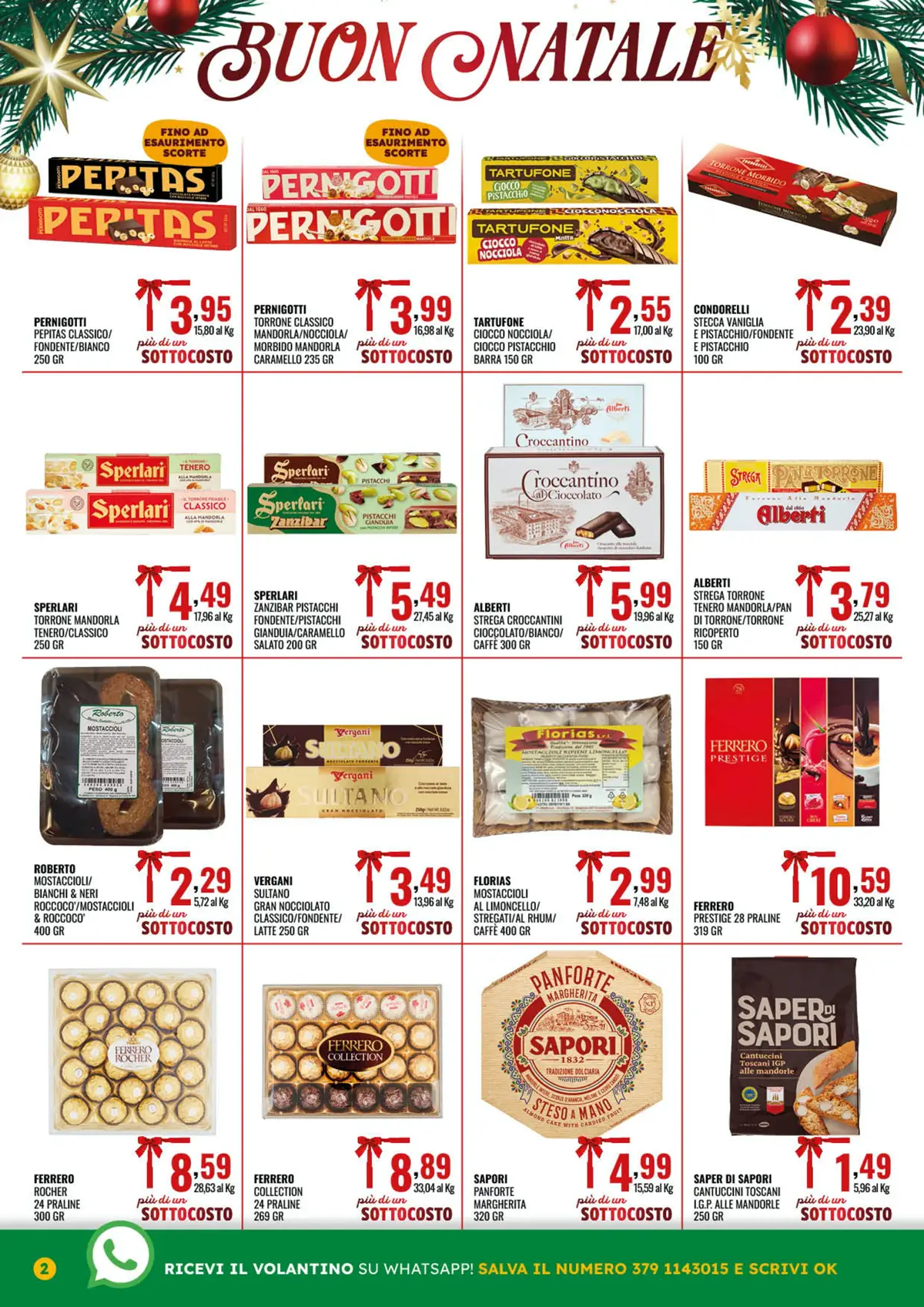 Volantino Gecop Buon Natale dal 15 al 24/12/2025