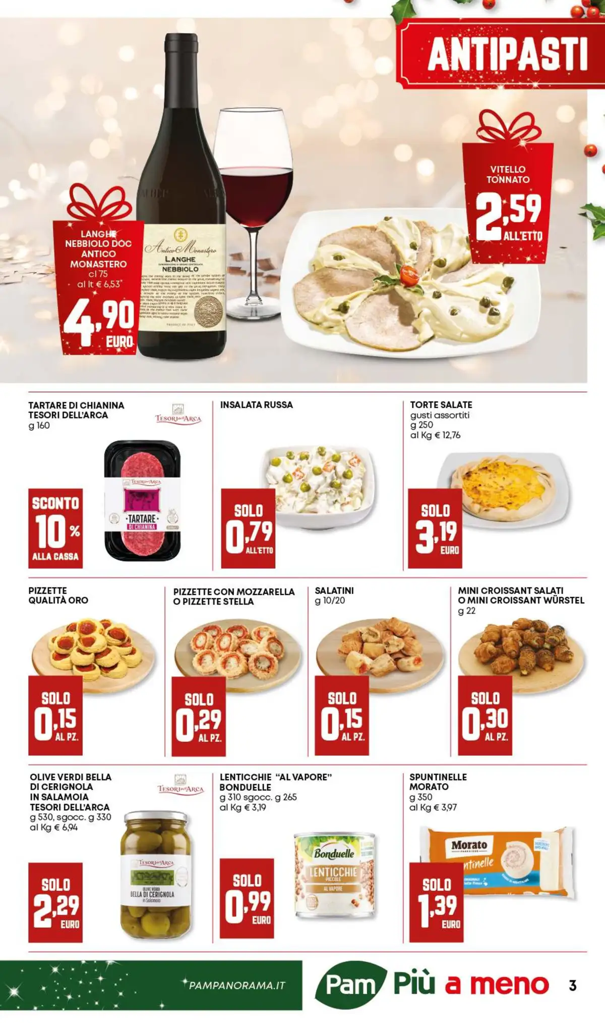 Volantino Panorama Più a Meno che Festa dal 18 al 31/12/2025