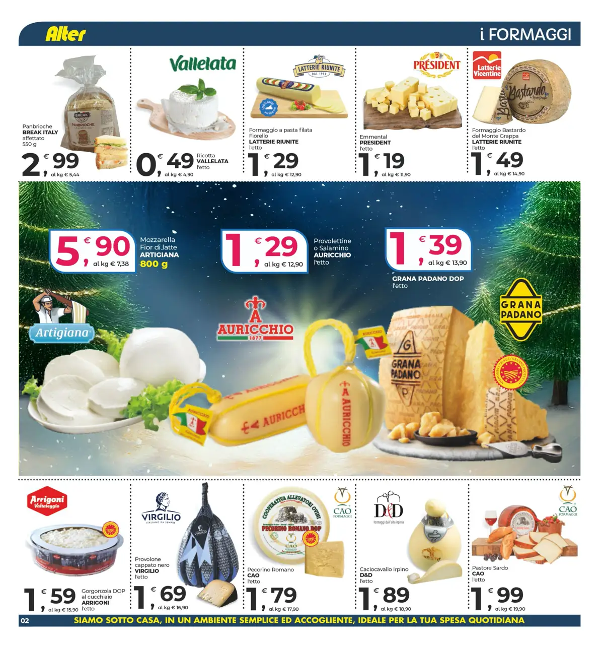 Volantino Alter Discount La Magia del Natale dal 17 al 29/12/2025