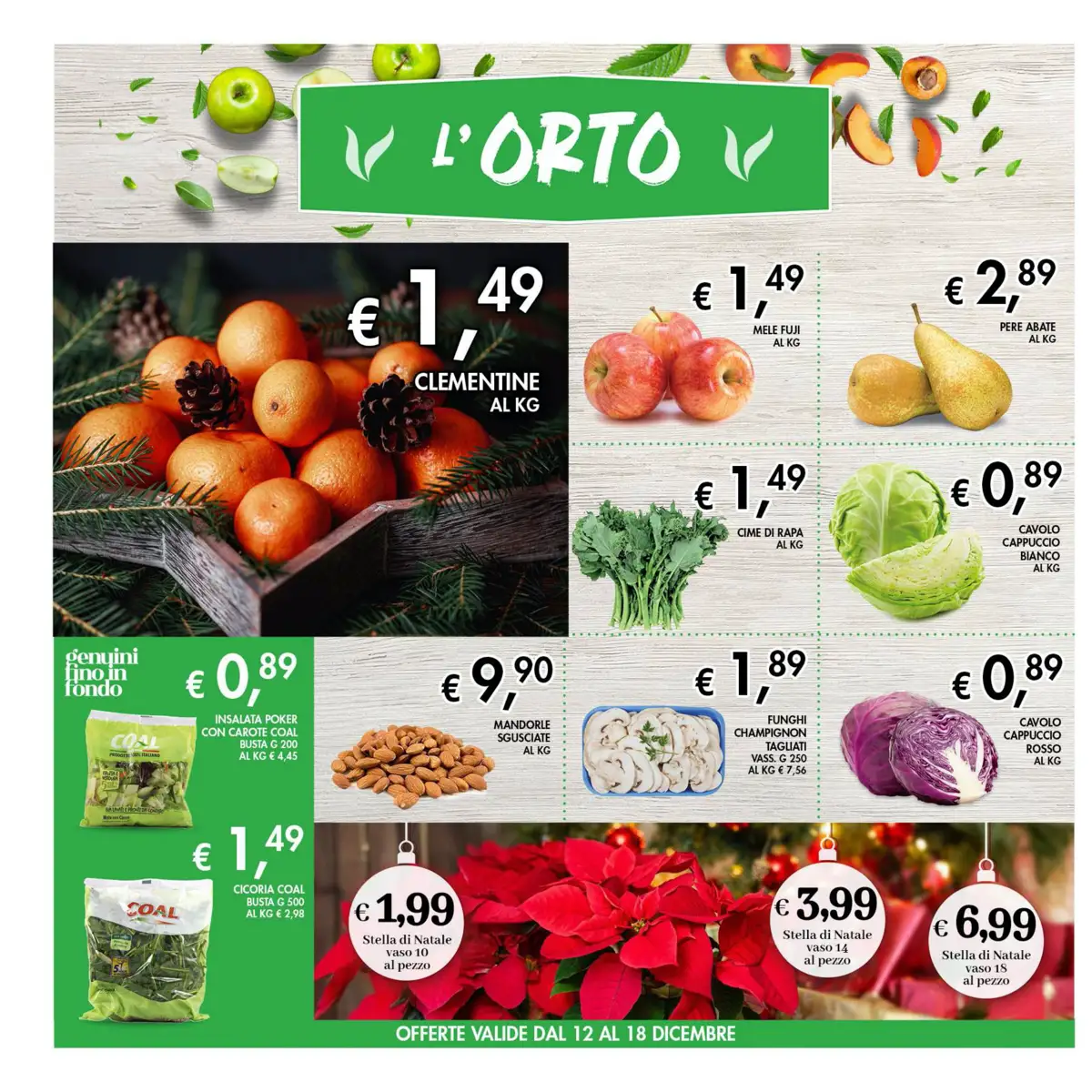 Volantino Coal Il Market Buon Natale dal 12 al 26/12/2025