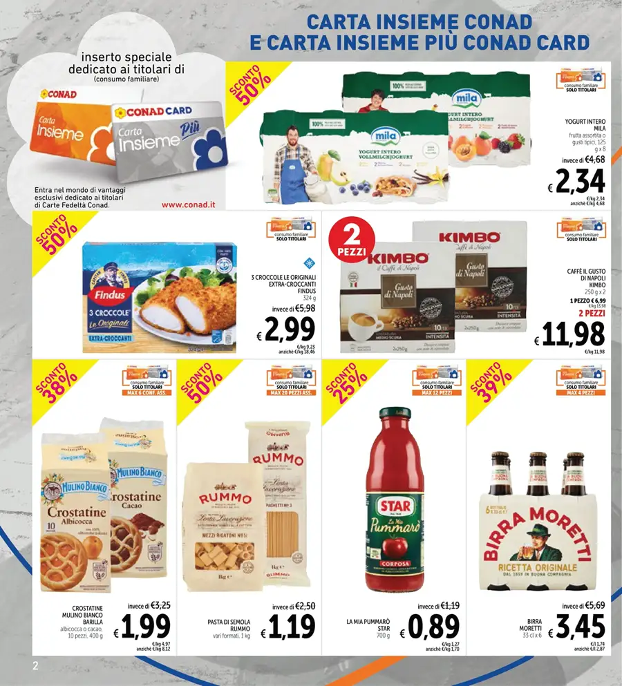 Volantino Spazio Conad Scontissimi fino al 50% dal 7 al 19/01/2026
