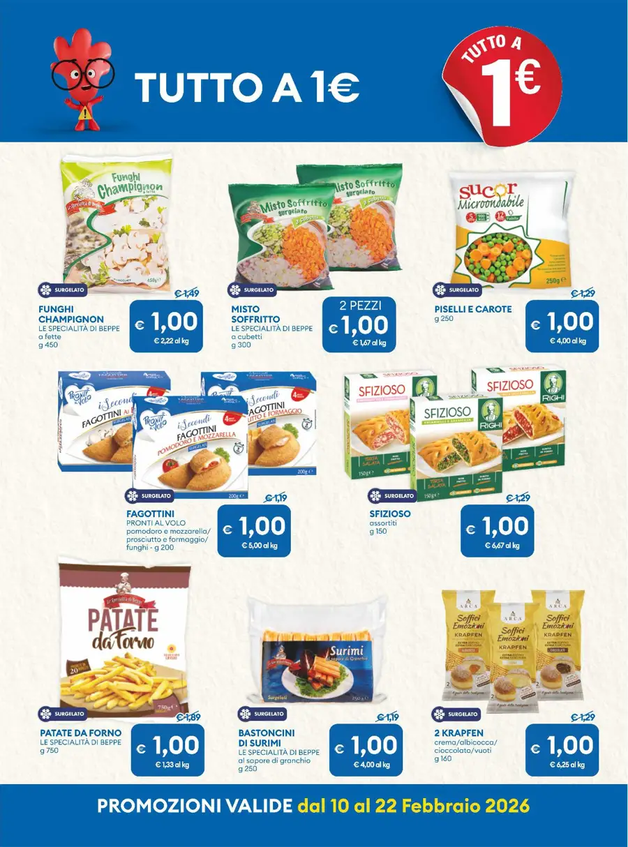 Volantino MD Tutto a 1€ fino al 22 dal 10/02/2026