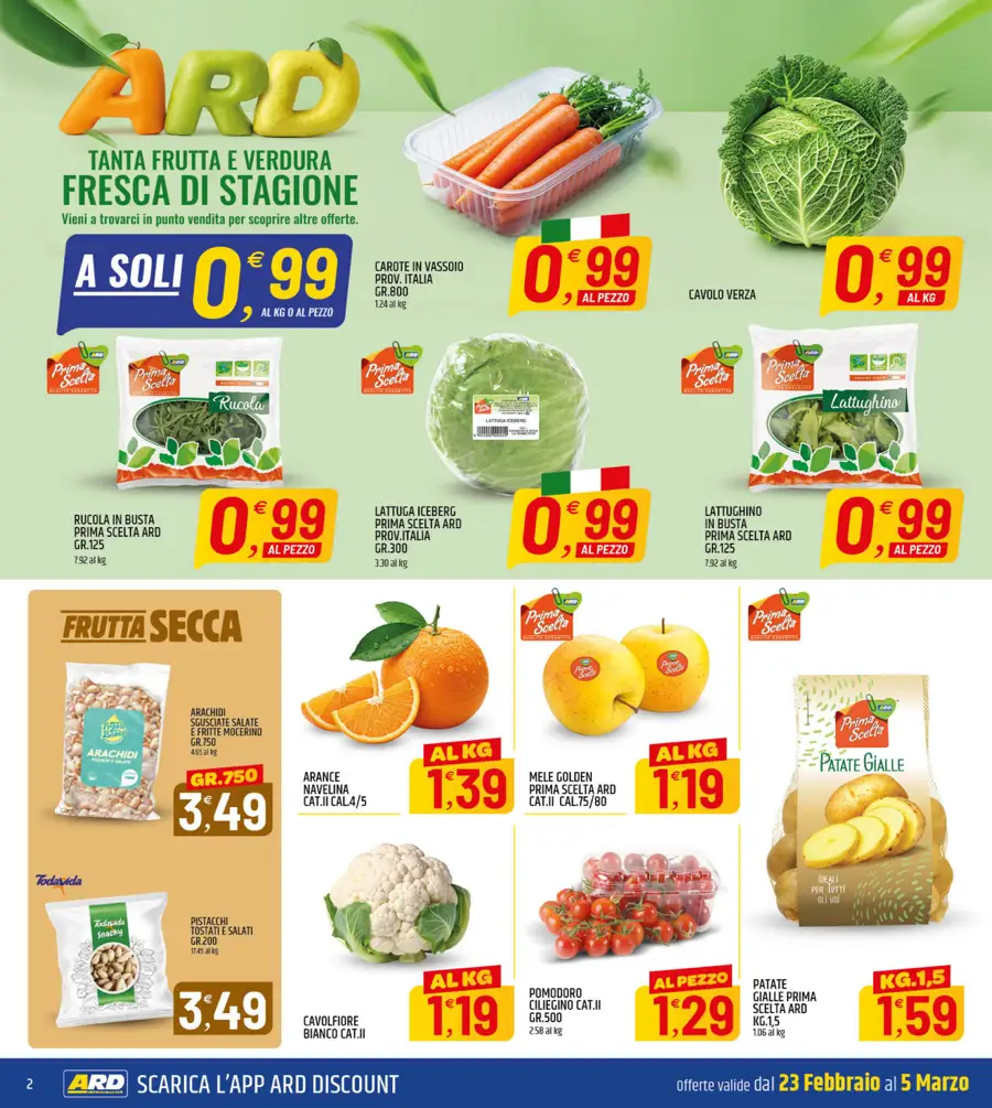 Volantino ARD Discount Super Prezzi dal 23/02 al 5/03/2026