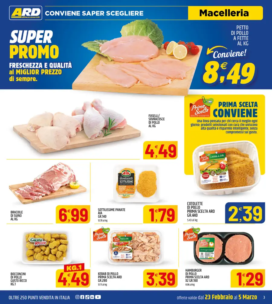Volantino ARD Discount Super Prezzi dal 23/02 al 5/03/2026