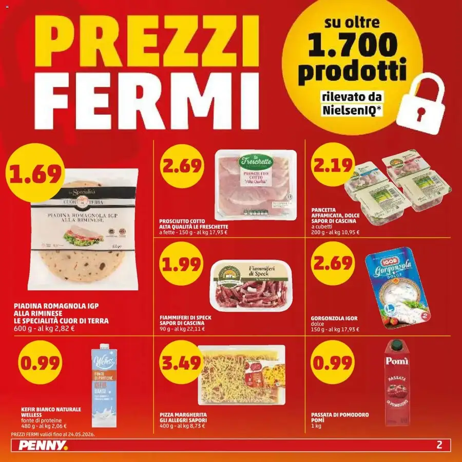 Volantino Penny Prezzi Fermi dal 23/04 al 3/05/2026