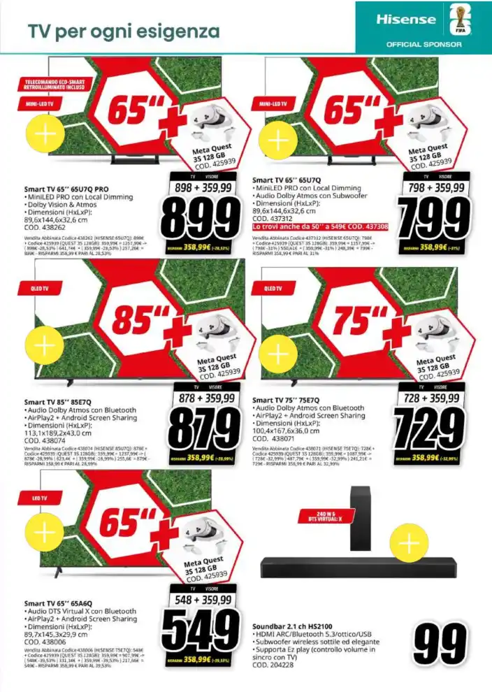 Volantino MediaWorld Migliori Offerte dal 18/5 fino al 31/5/2026