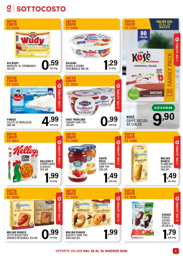 Volantino Gecop Sotto Costo dal 18/5 fino al 31/5/2026